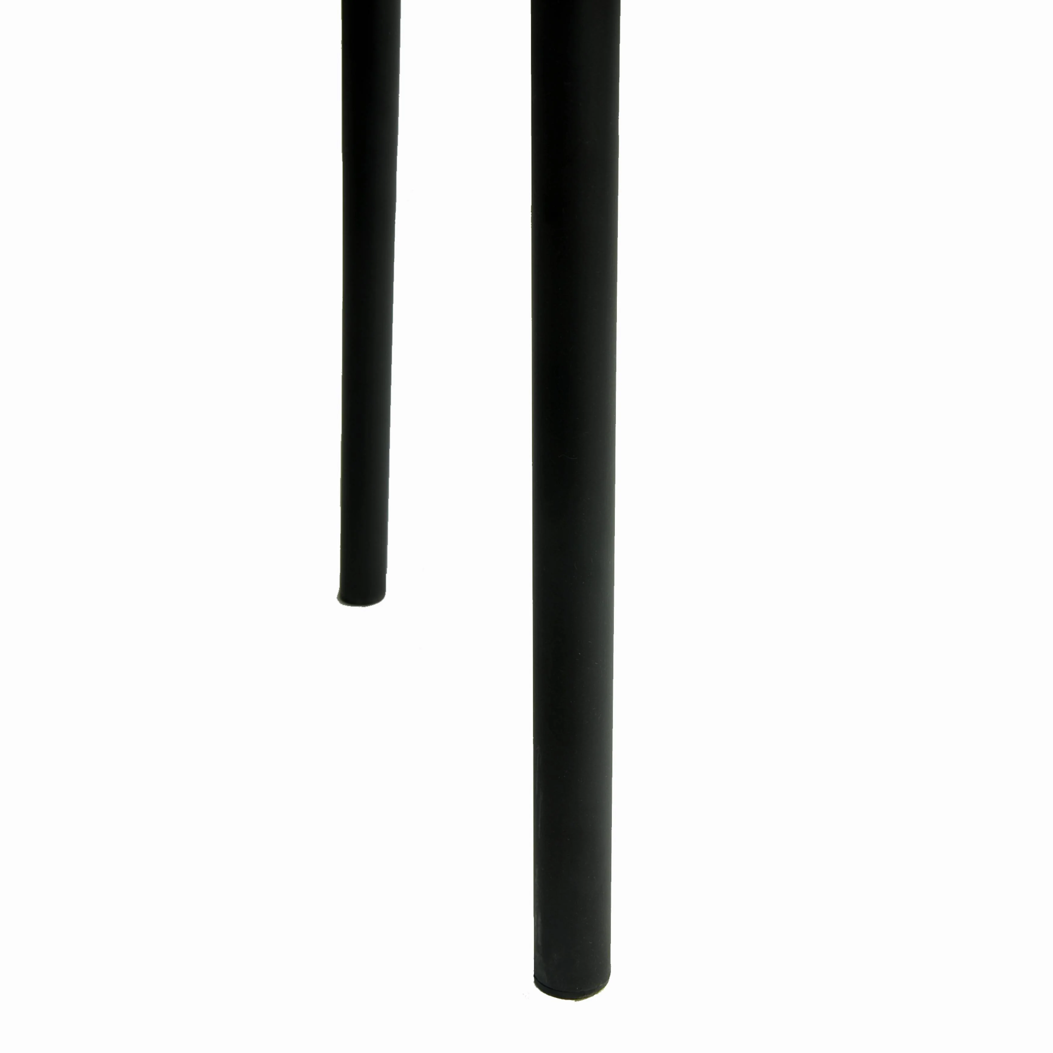 Ervilla Dining Armchair in Black Steel Frame with Black Wicker Back and Grey Seat Set of 2