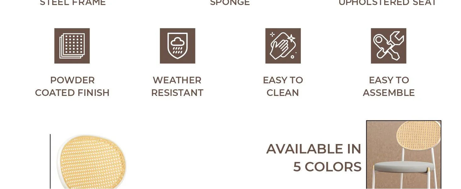 Euston Collection Modern Dining Chair White Frame In Grey