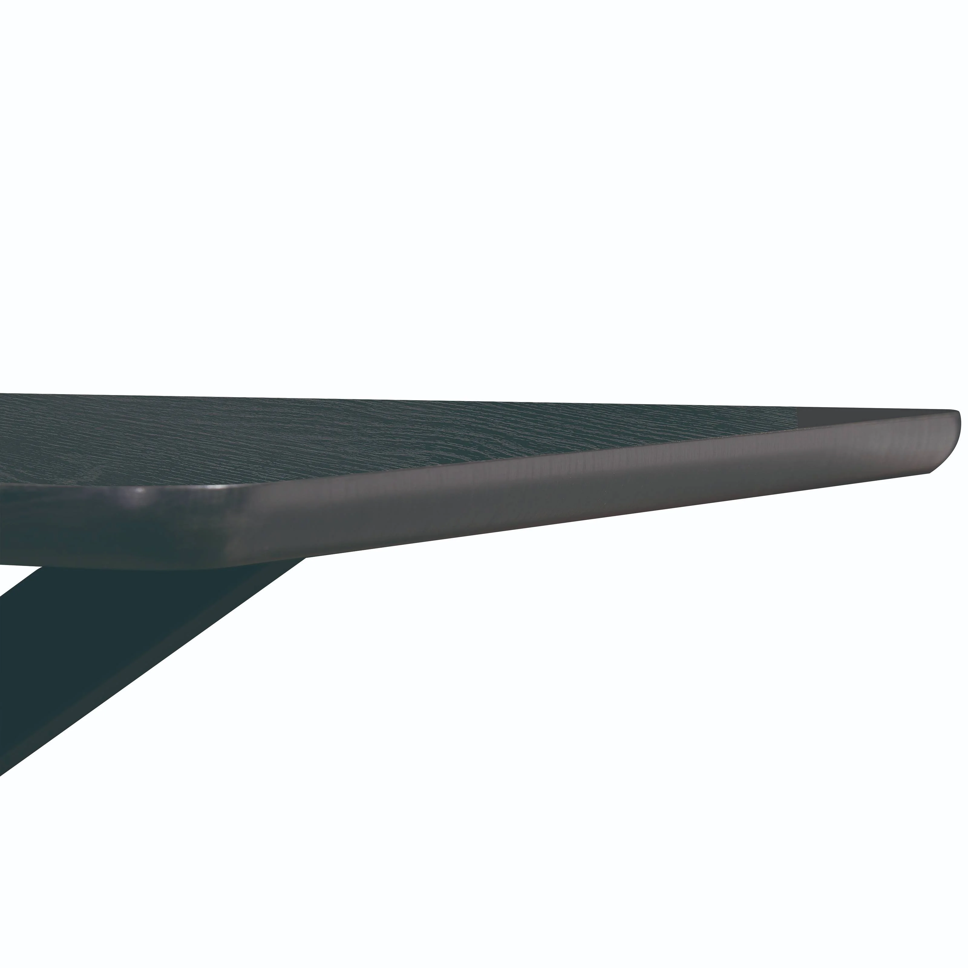 5-Piece Dining Set with 63" Rectangular Dining Table in Ebony with 4 Velvet Dining Chairs in White Steel Legs in Grey