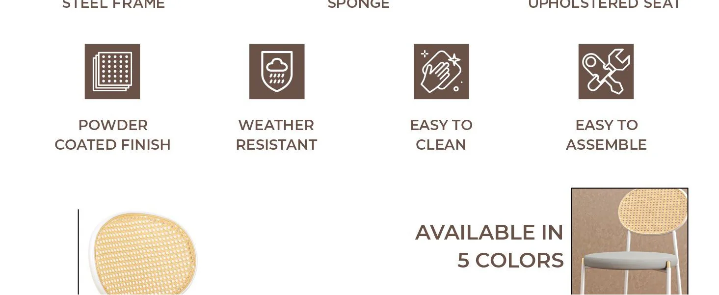 Euston Collection Modern Dining Chair White Frame In Blue