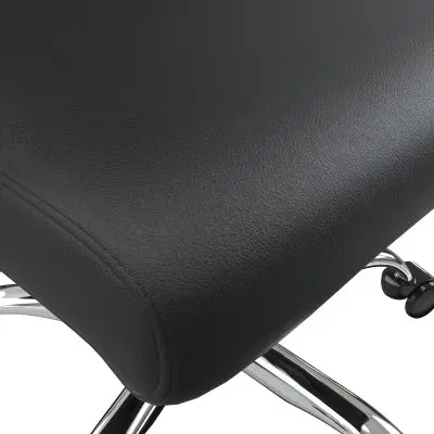 Evander Series Office Chair in Black Leather