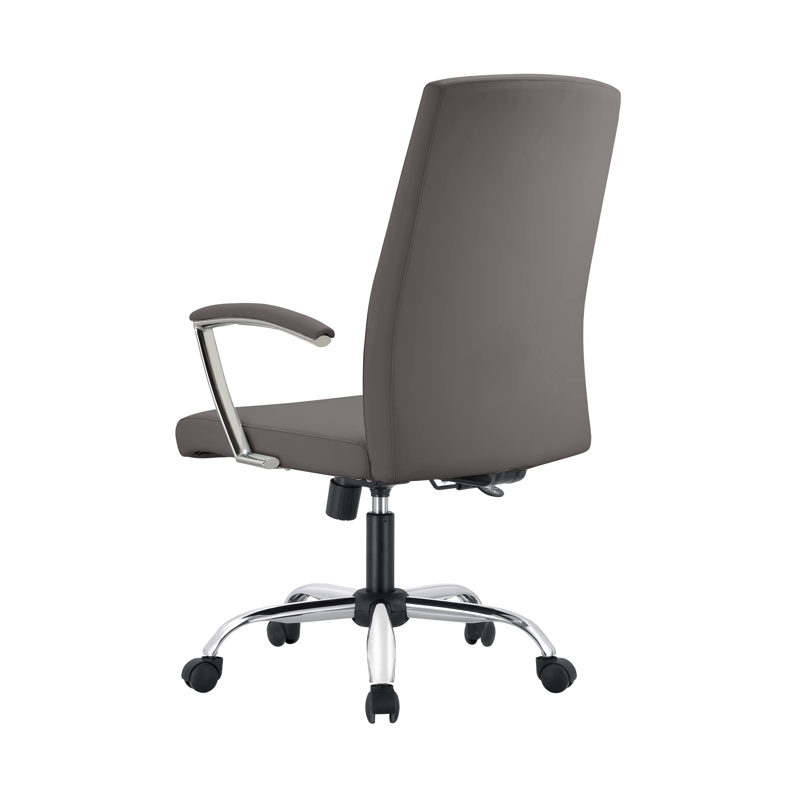 Evander Series Office Chair in Grey Leather