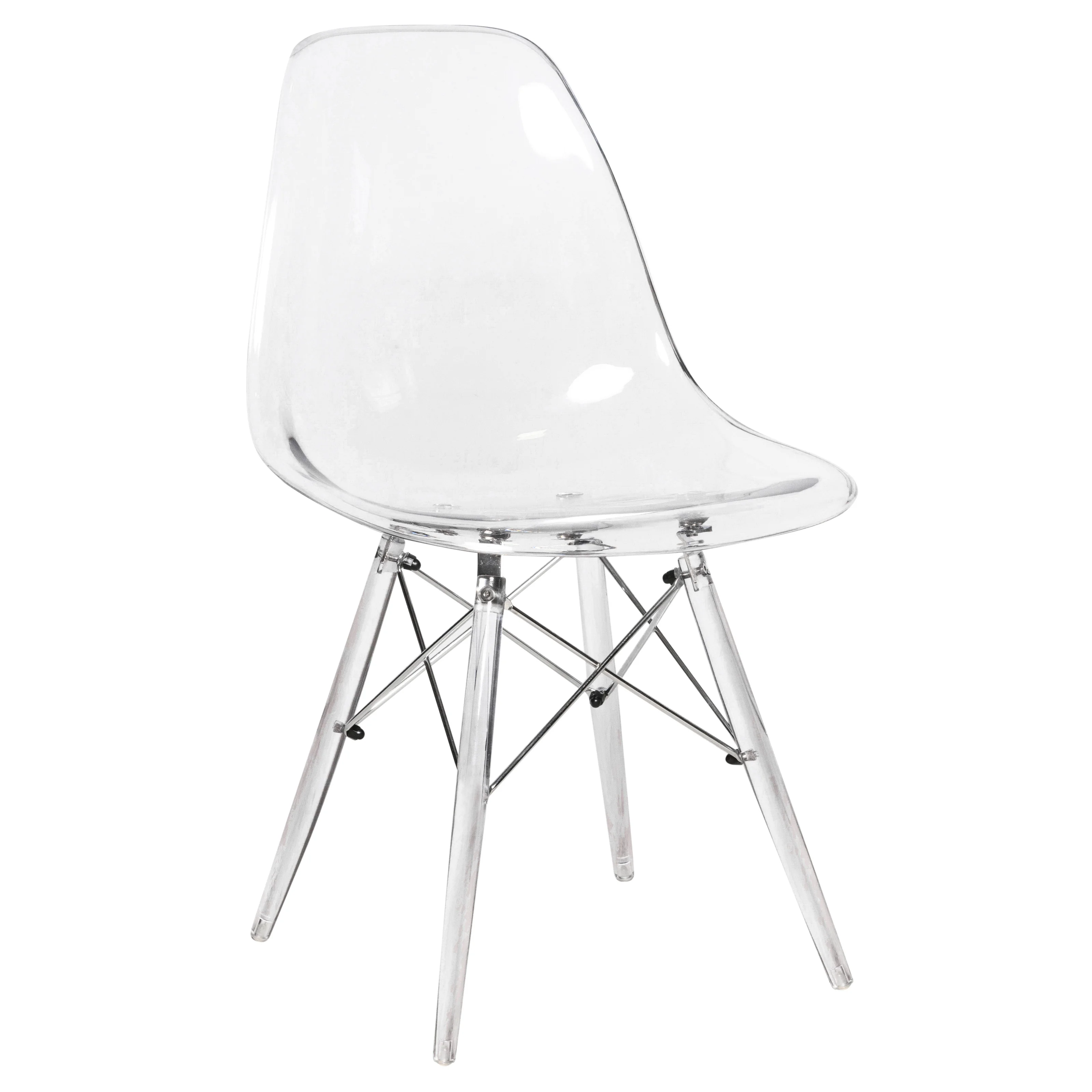 Dover Molded Side Chair with Acrylic Base