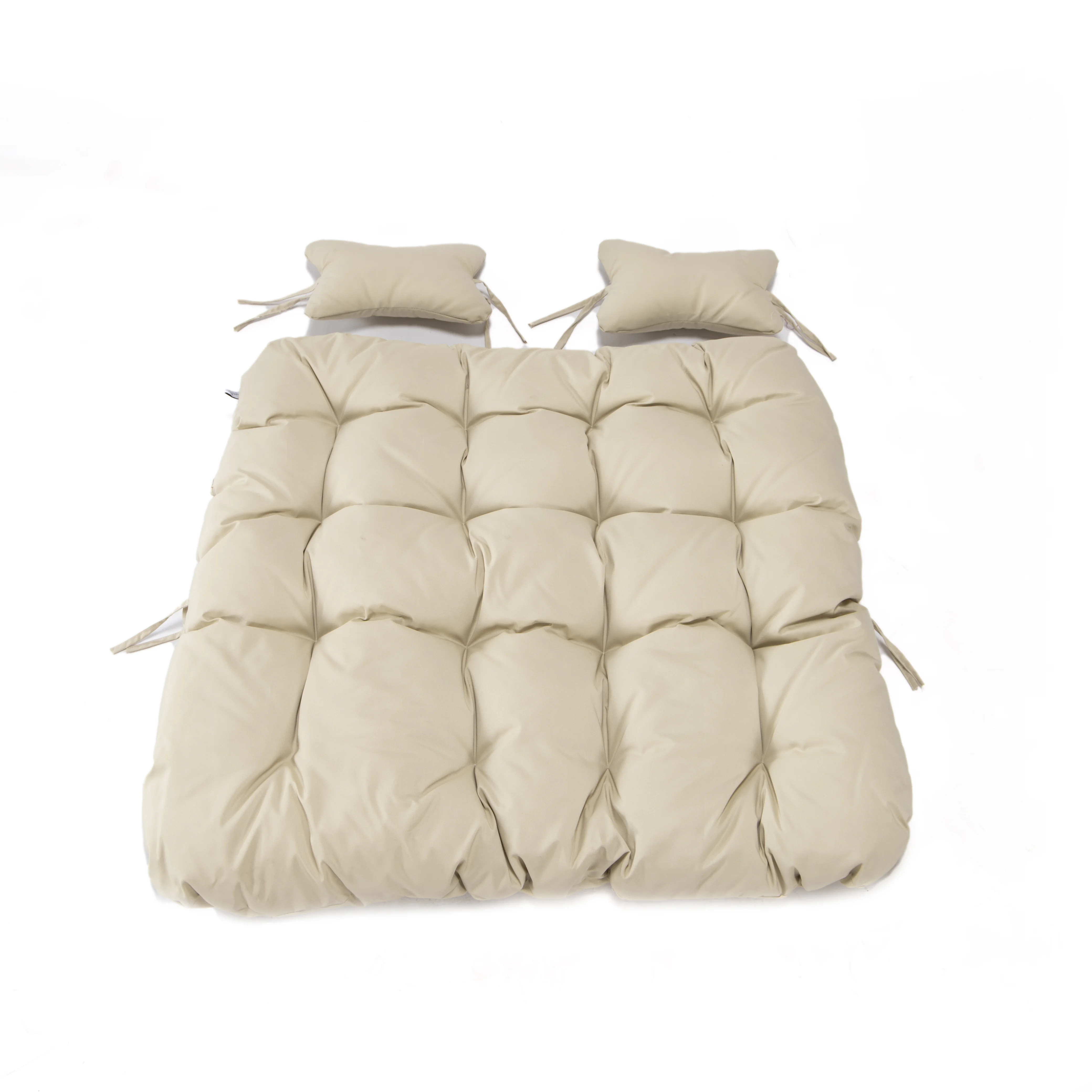 Wicker 2 Person Double Folding Hanging Egg Swing Cushion