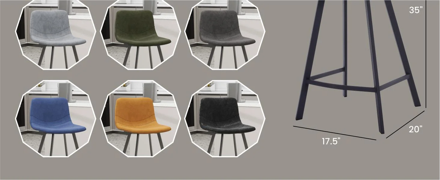 Elland - Counter stool - Grey