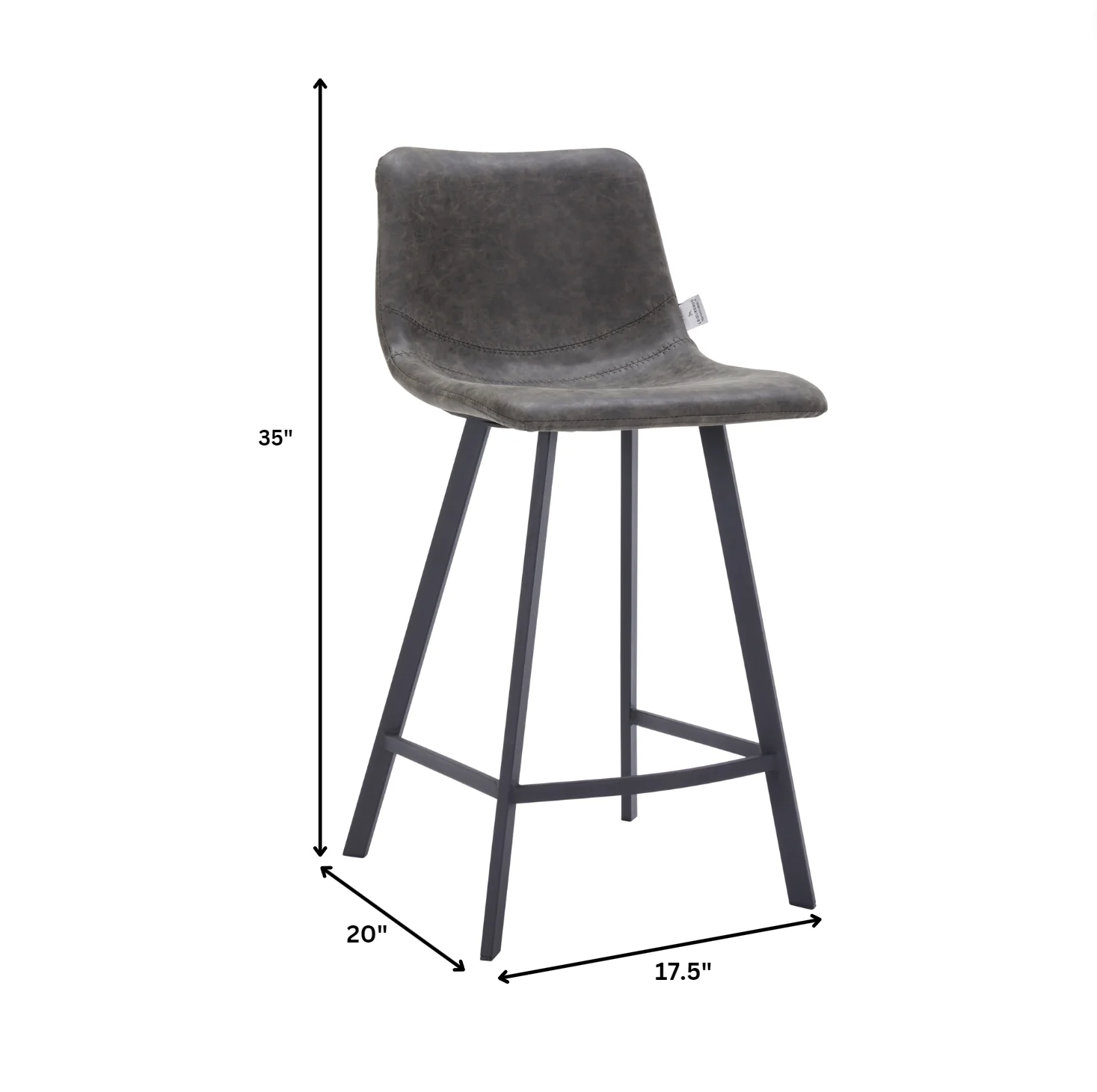 Elland - Counter stool - Grey