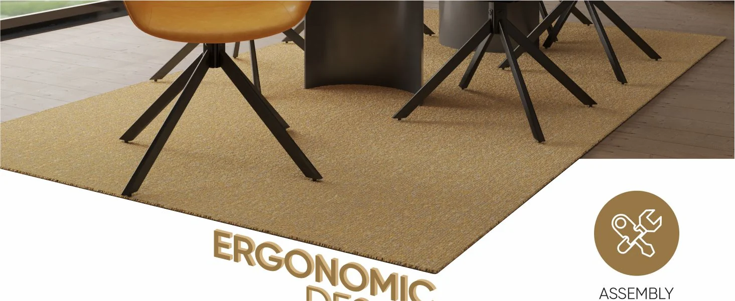 Markley Modern Leather Dining Swival Arm Chair in Light Brown