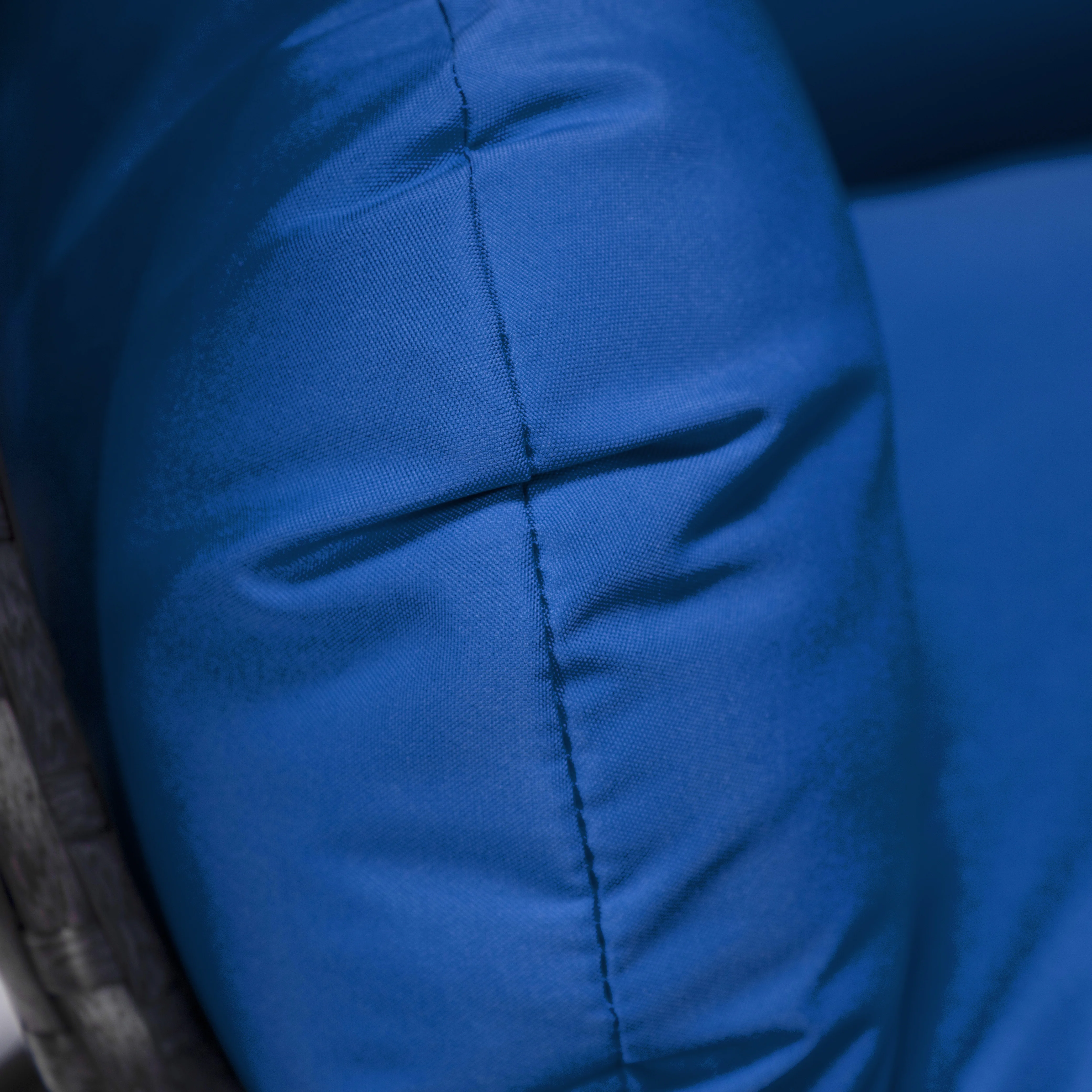 Charcoal Wicker Hanging Egg Swing Chair