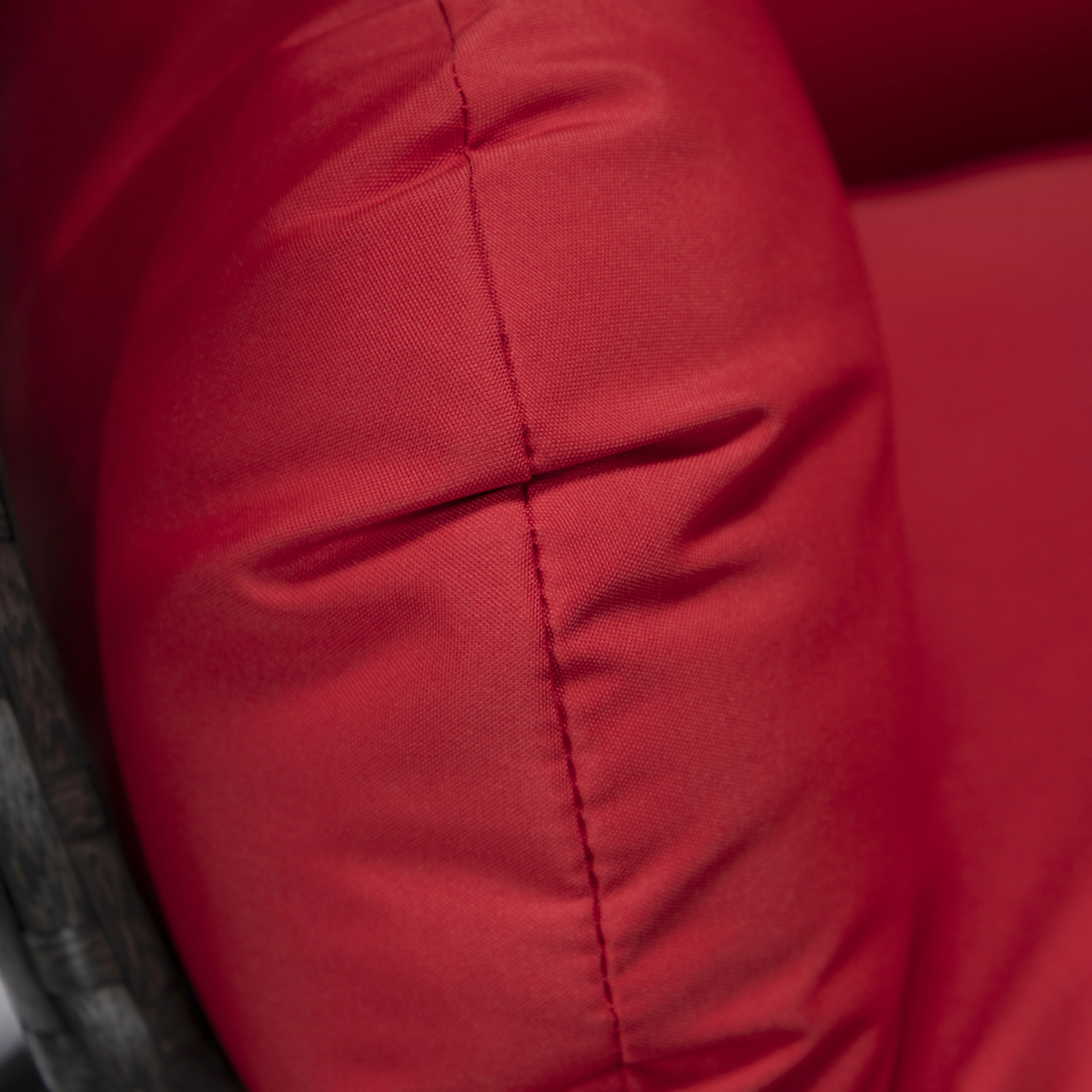 Charcoal Wicker Hanging Egg Swing Chair