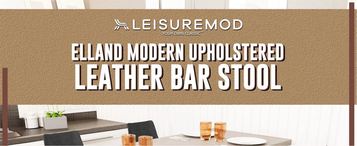 Elland - Bar stool -Charcoal Black- White Base