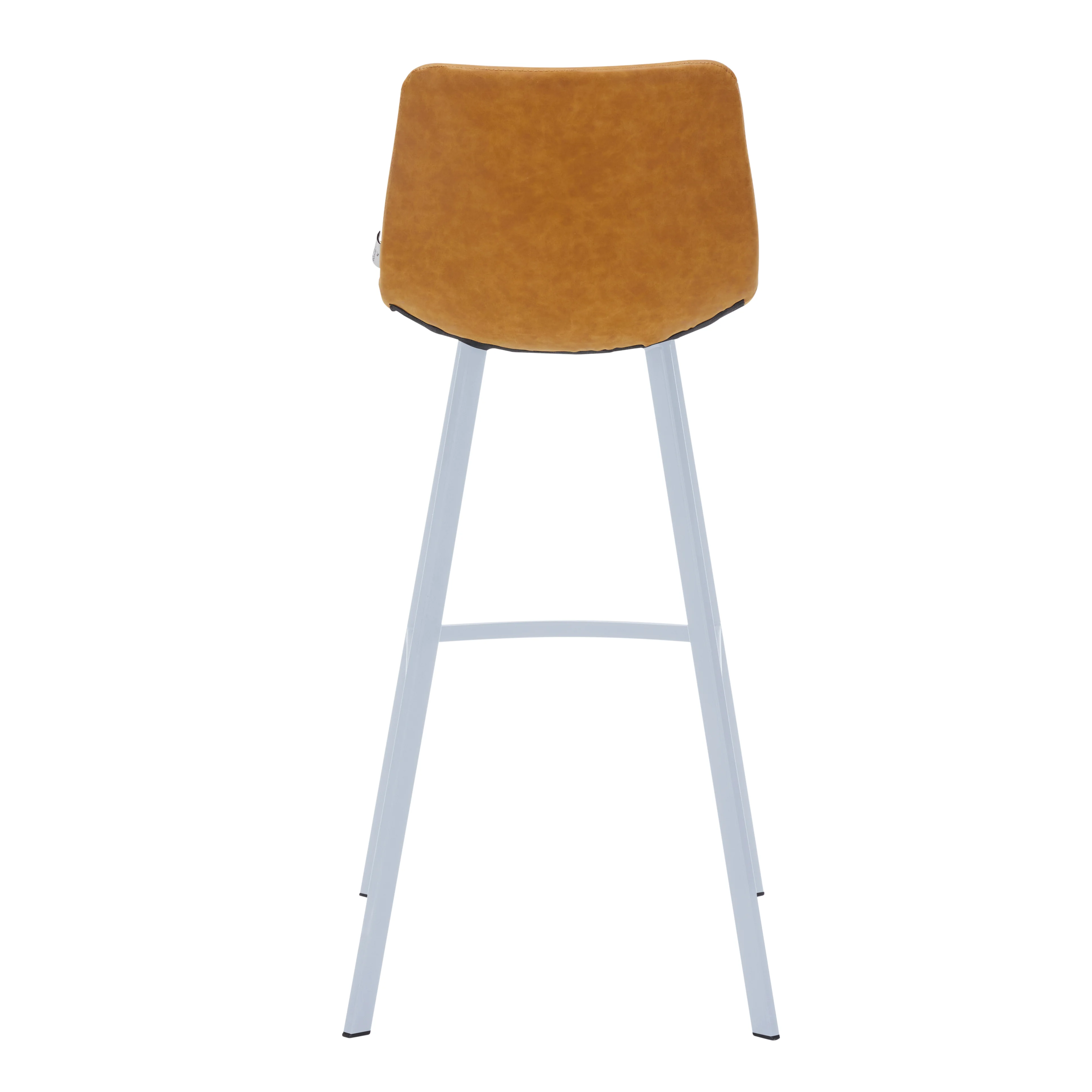 Elland - Bar stool - Light Brown - White Base