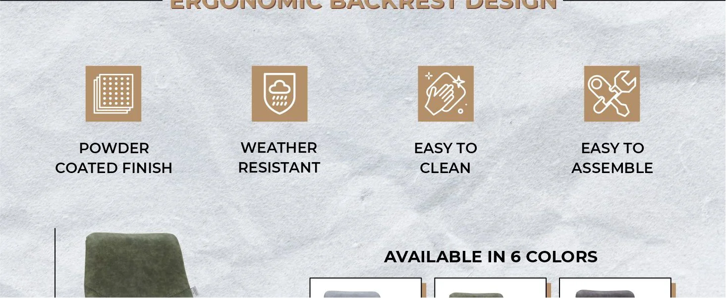 Elland - Bar stool - Olive Green- White Base