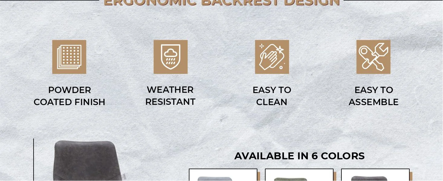 Elland - Bar stool - Grey- White Base