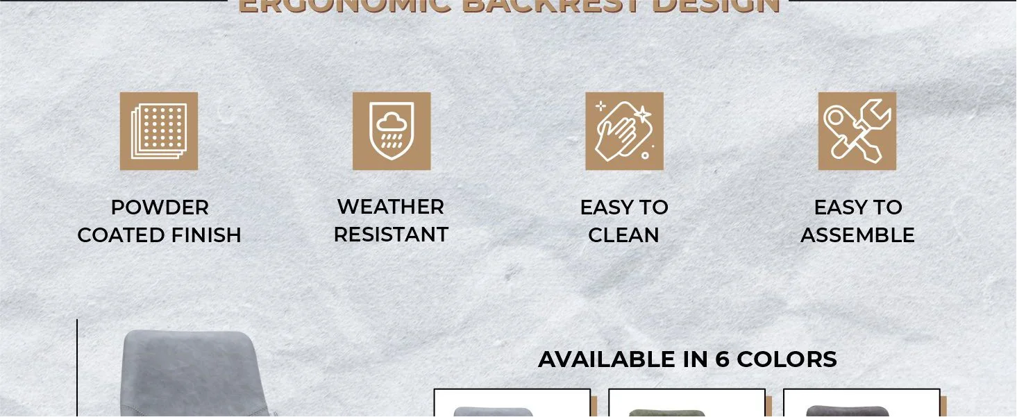 Elland - Bar stool -Light Grey- White Base