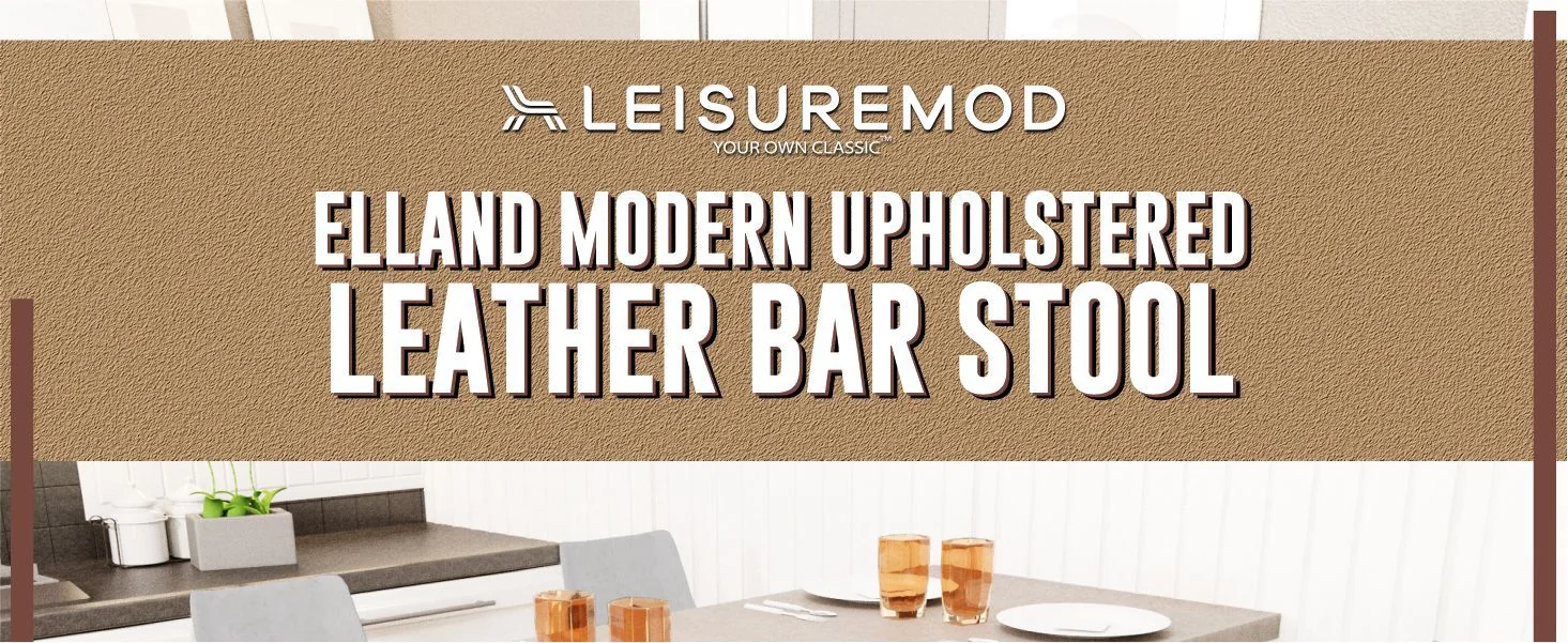 Elland - Bar stool -Light Grey- White Base