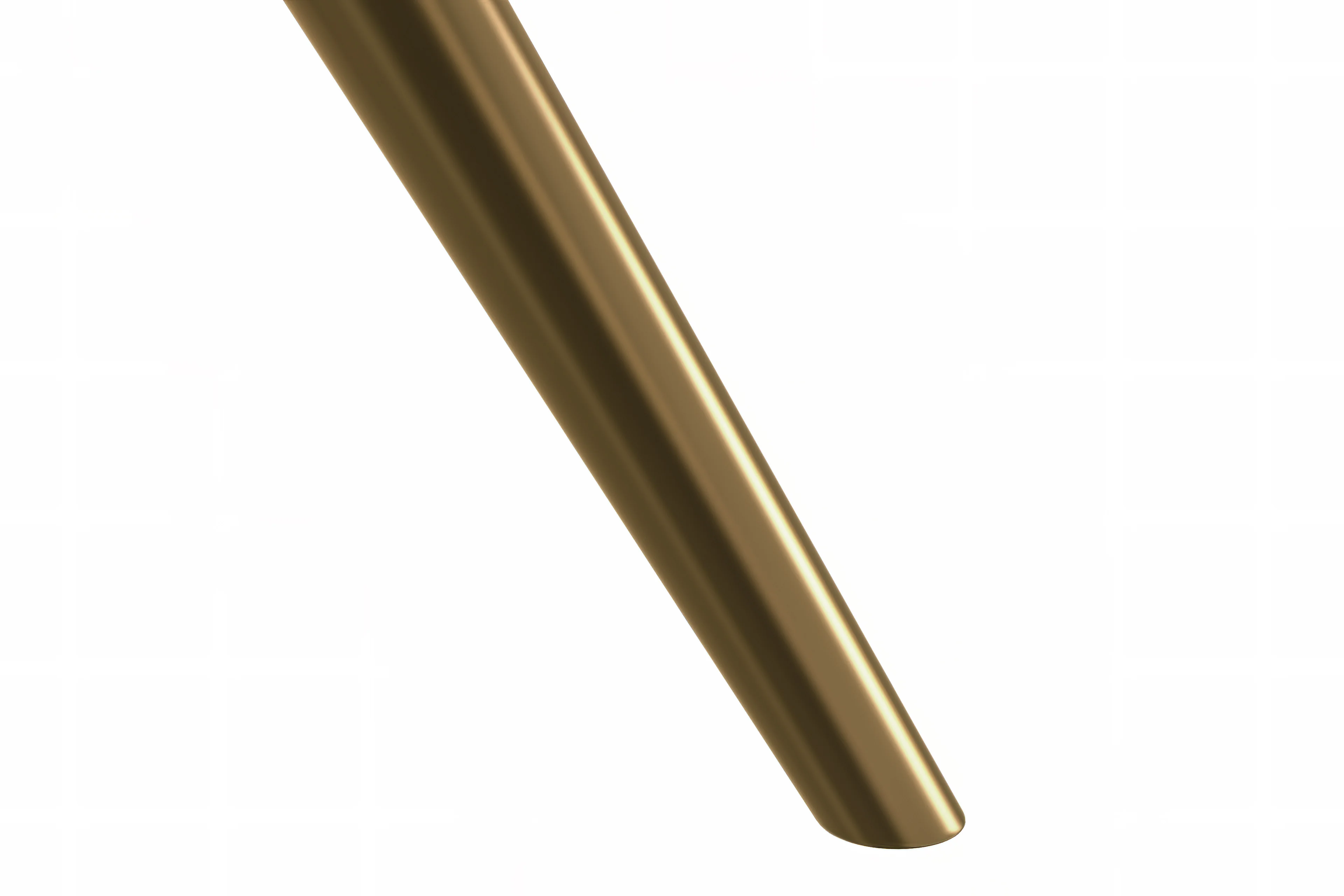 Elega Series Gold Stainless Steel Dining Table 55" With White Grey Sintered Stone Top