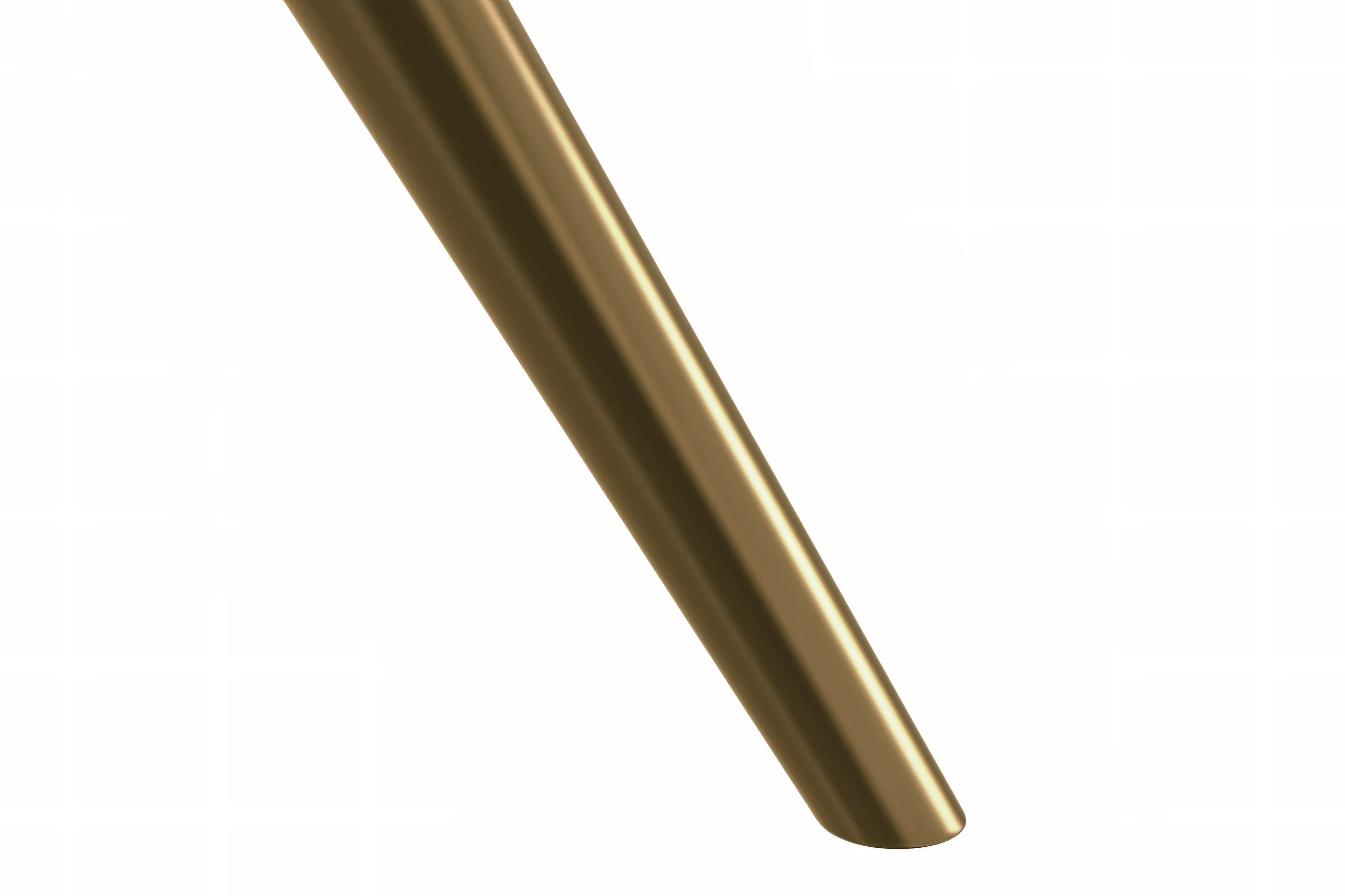 Elega Series Gold Stainless Steel Dining Table 71" With Deep Grey Sintered Stone Top