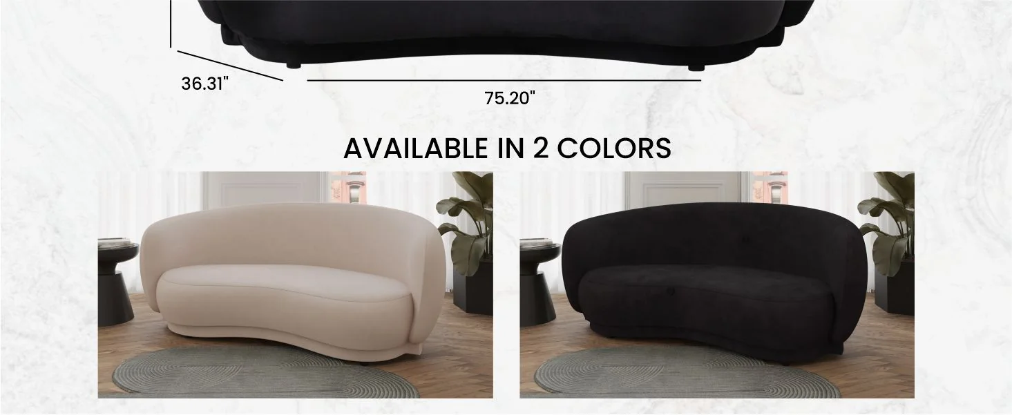 Faze 3-Seater Wide Couch Sofa Upholstered in Velvet