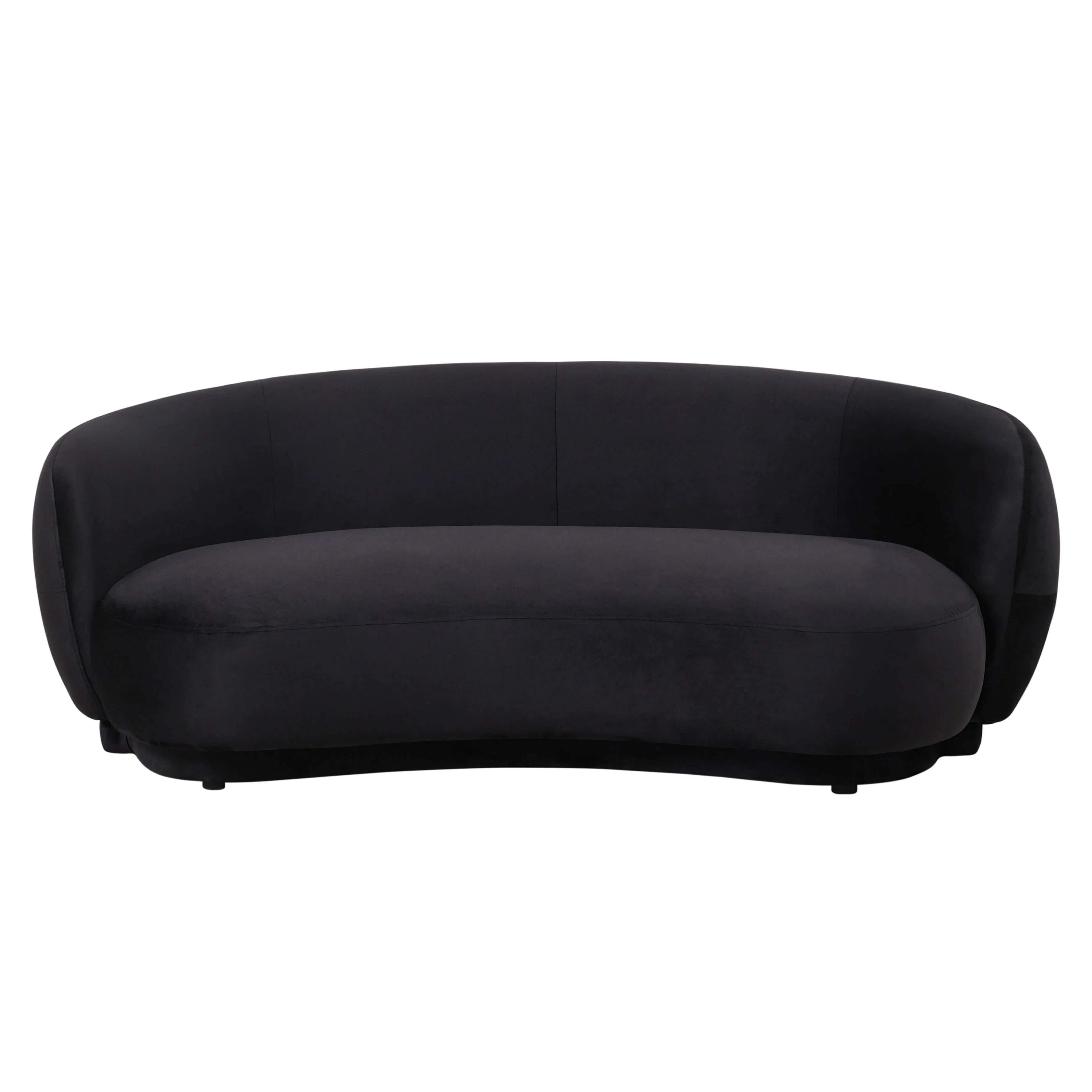 Faze 3-Seater Wide Couch Sofa Upholstered in Velvet