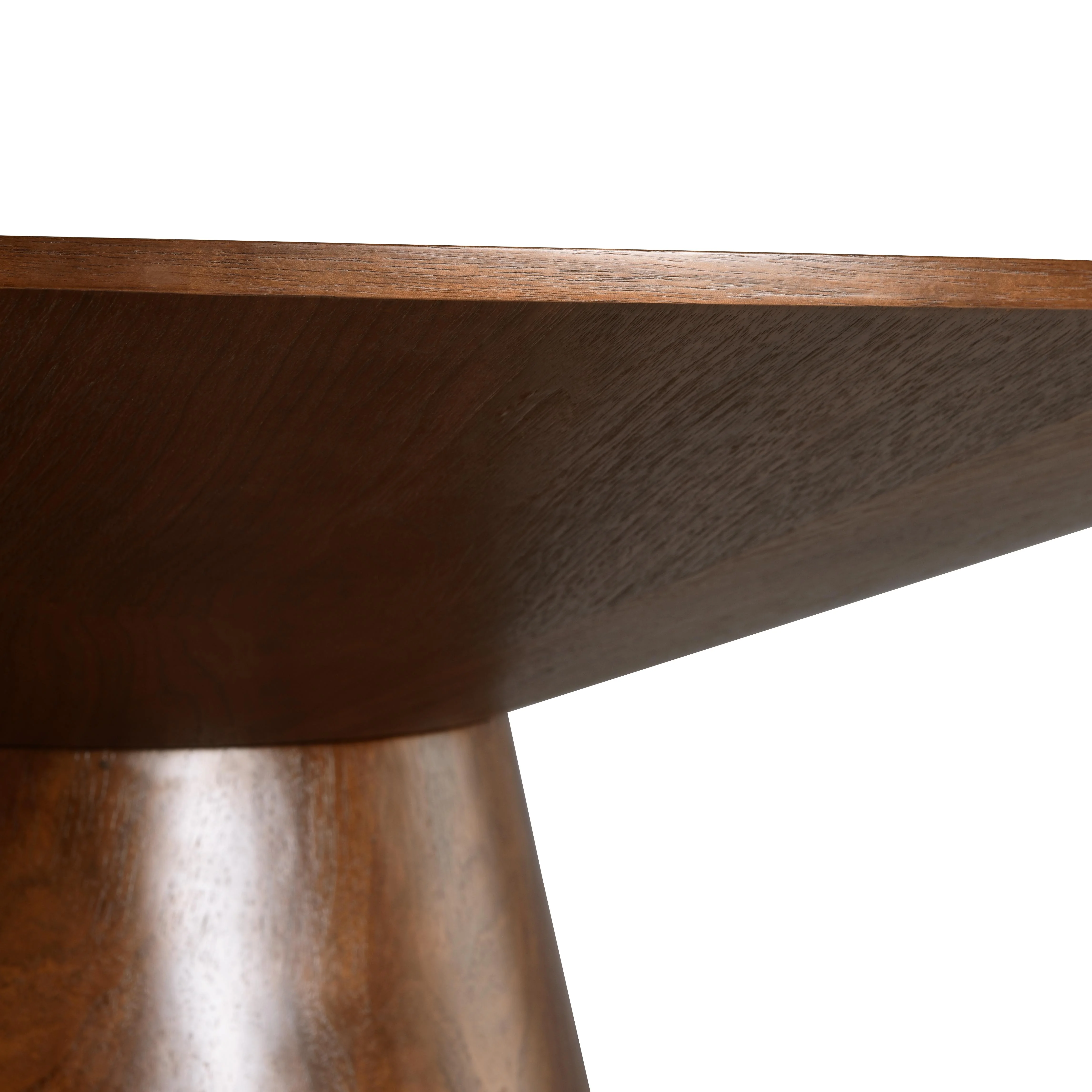 Fynix Collection Modern Dining Table In walnut