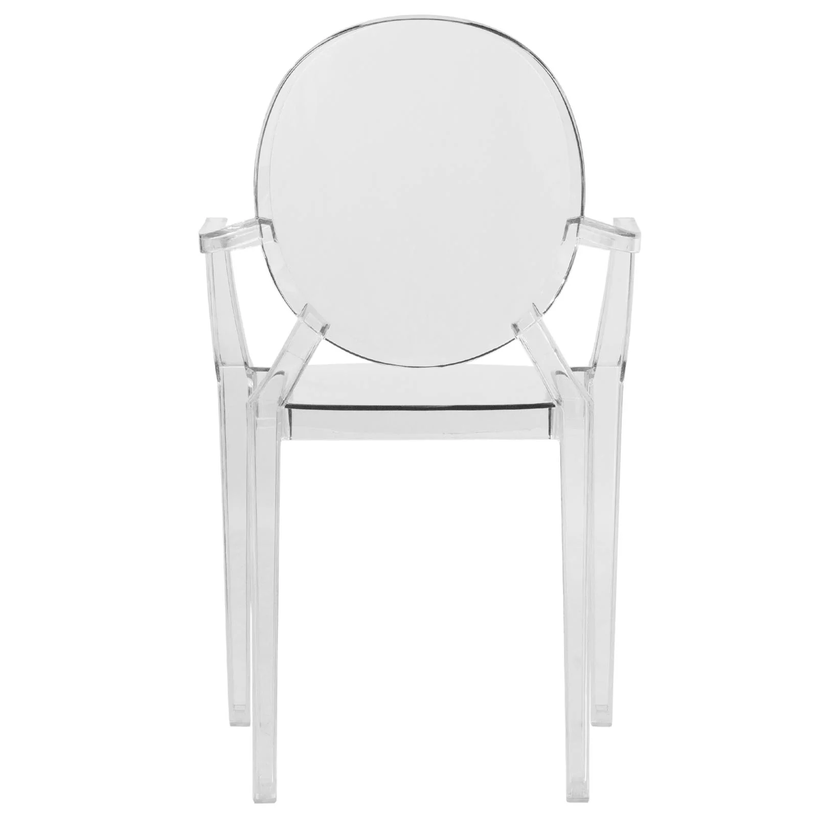 Carroll Modern Acrylic Dining Side Chair, Set of 4