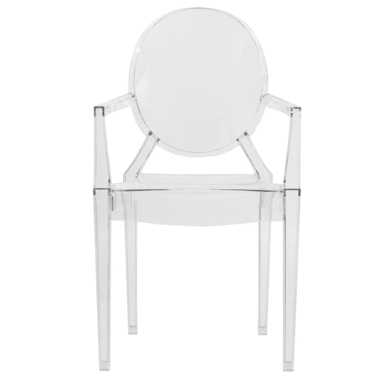Carroll Modern Acrylic Dining Side Chair, Set of 4