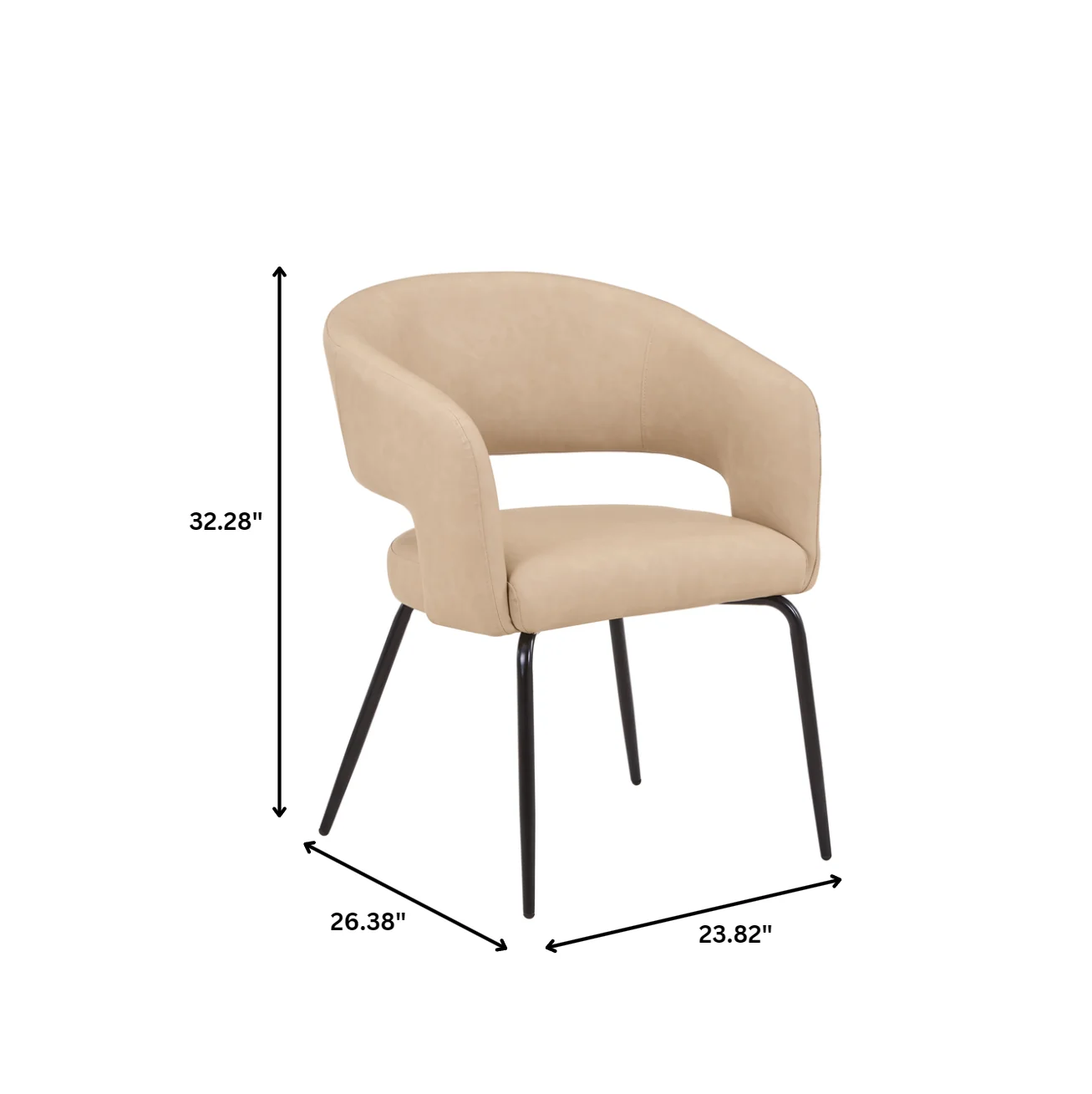 7-Piece Dining Set with Rectangular Glass Dining Table Gold Base and 6 Leather Dining Chairs with Iron Base