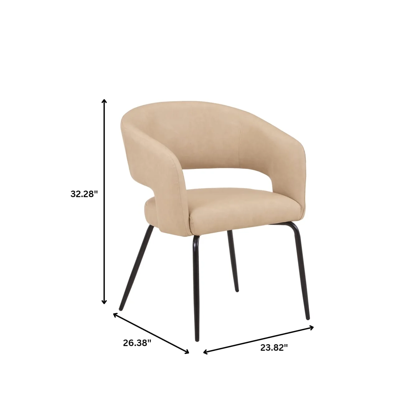 7-Piece Dining Set with Rectangular Glass Dining Table Gold Base and 6 Leather Dining Chairs with Iron Base