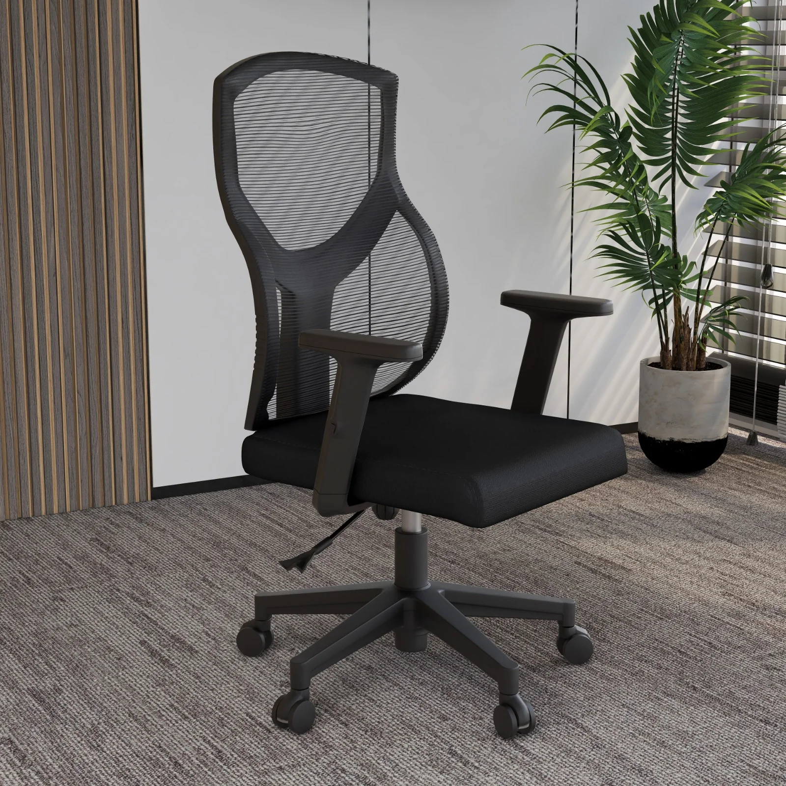 Office Glen Series Office Task Chair In Black