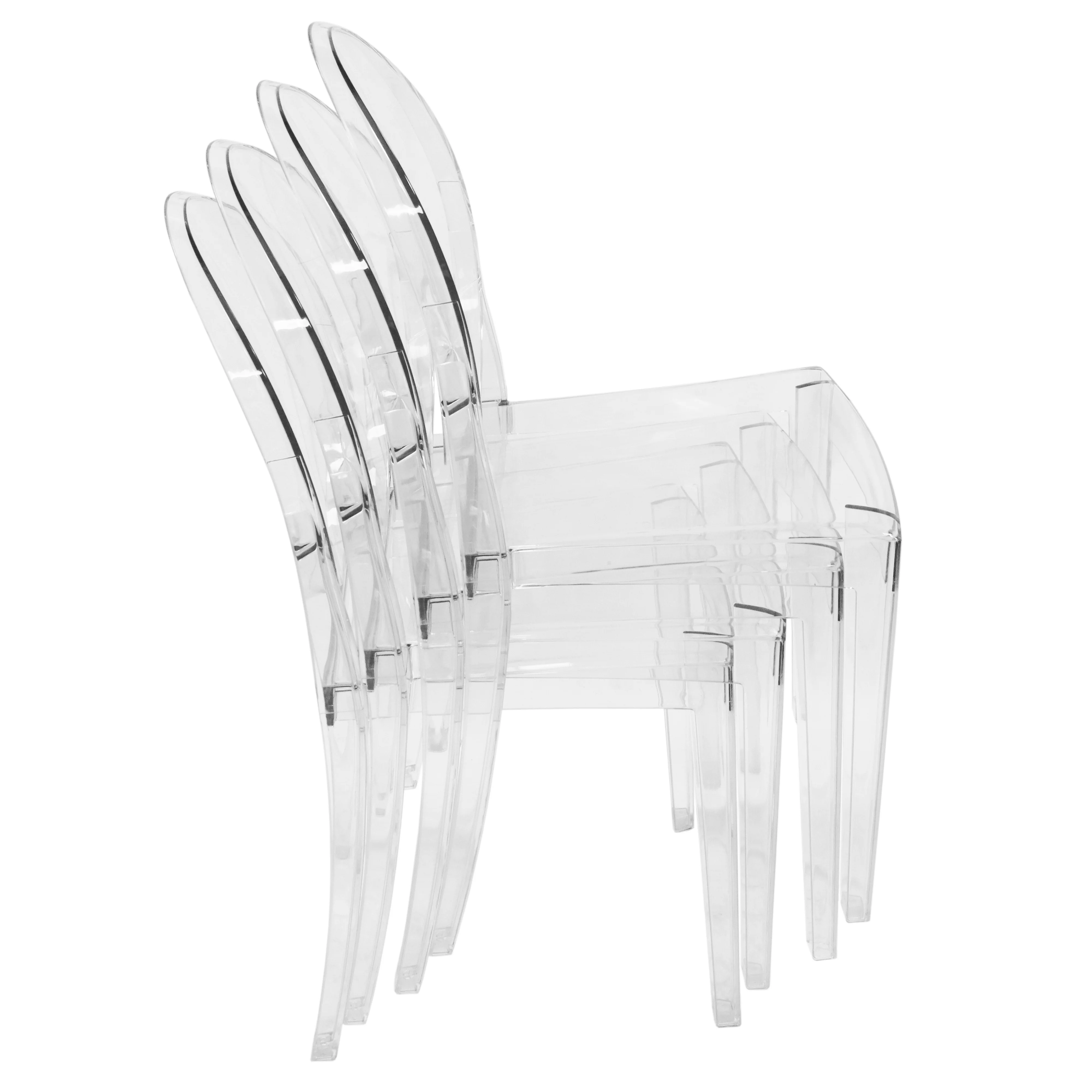 Marion Transparent Acrylic Modern Chair