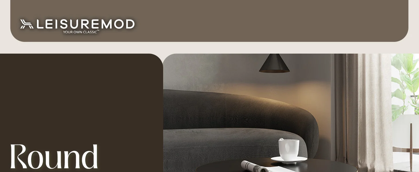 Hyalus Collection Glass Coffee table in Smoke