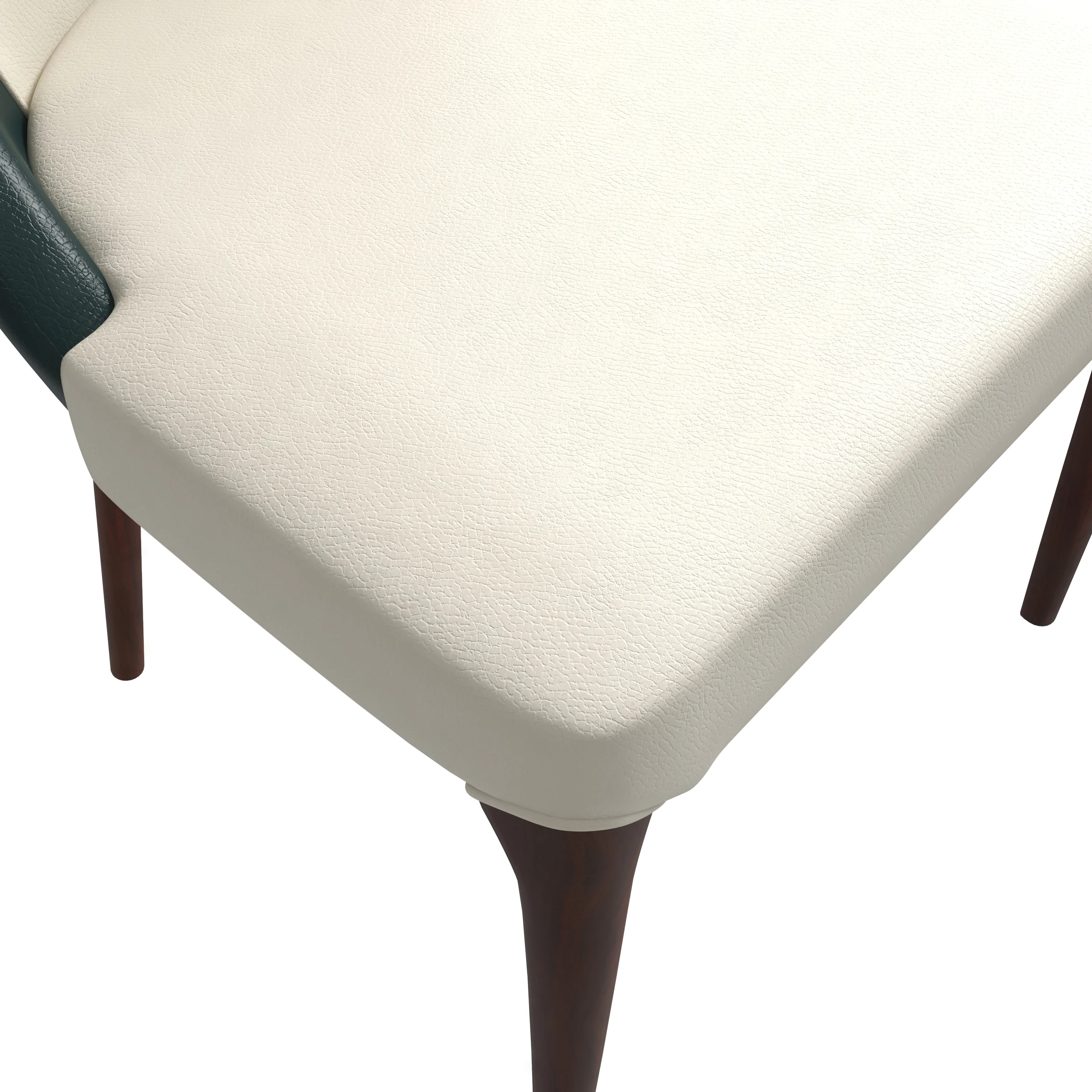 Havana Collection Modern Wooden Dining Chair in Green