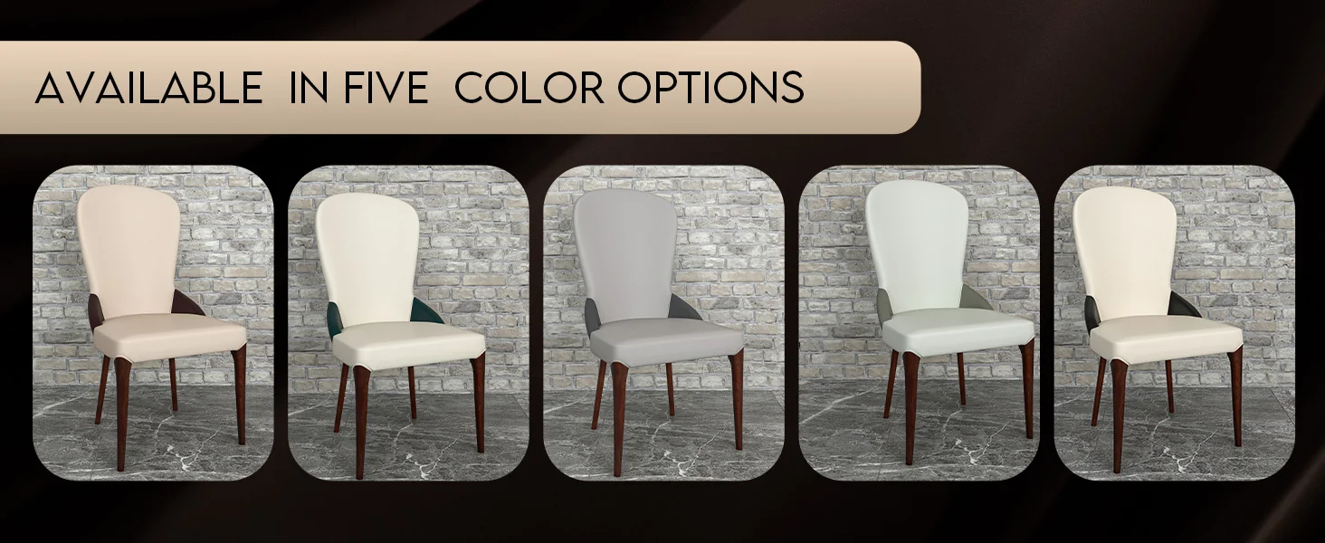 Havana Collection Modern Wooden Dining Chair in Green