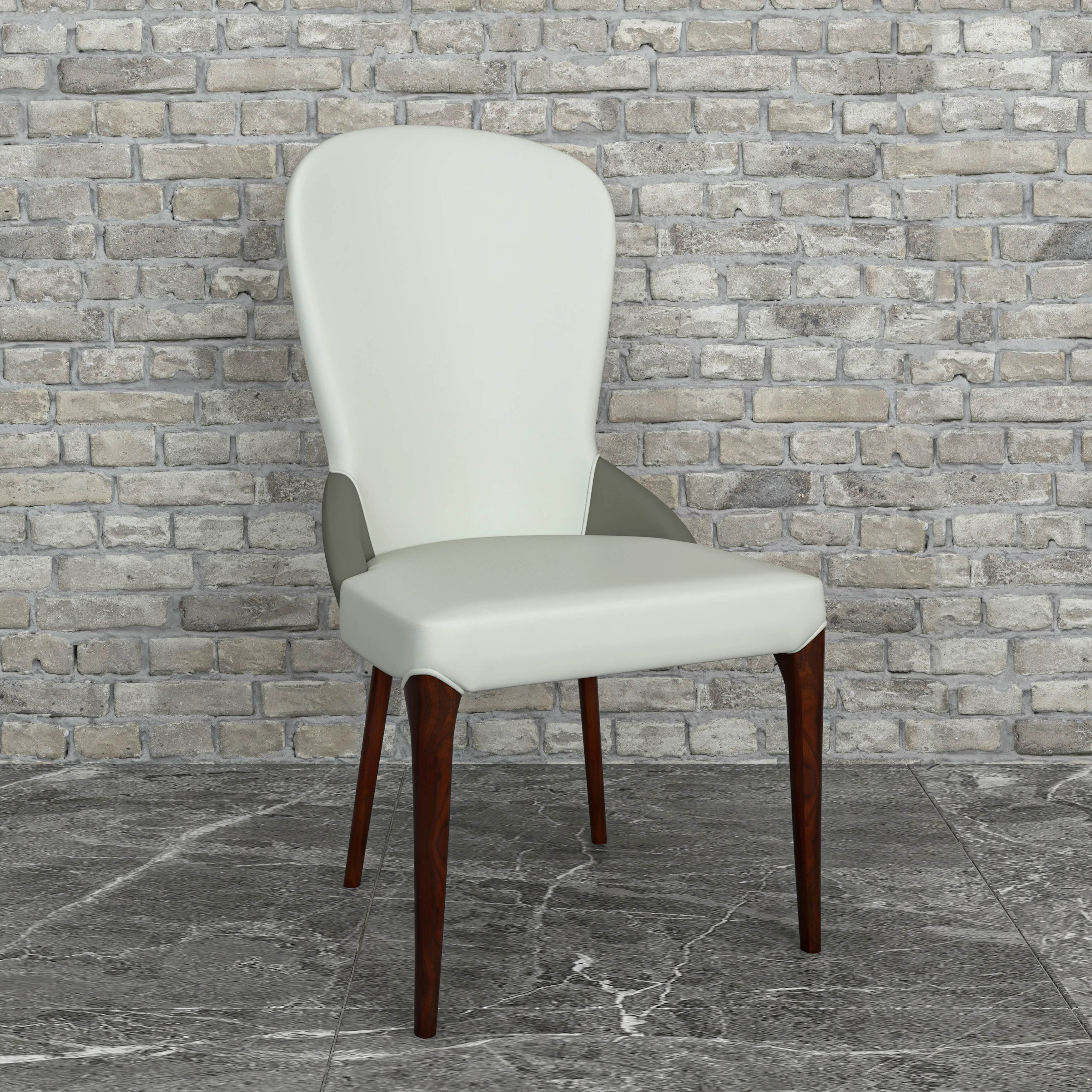 Havana Collection Modern Wooden Dining Chair in Toupe