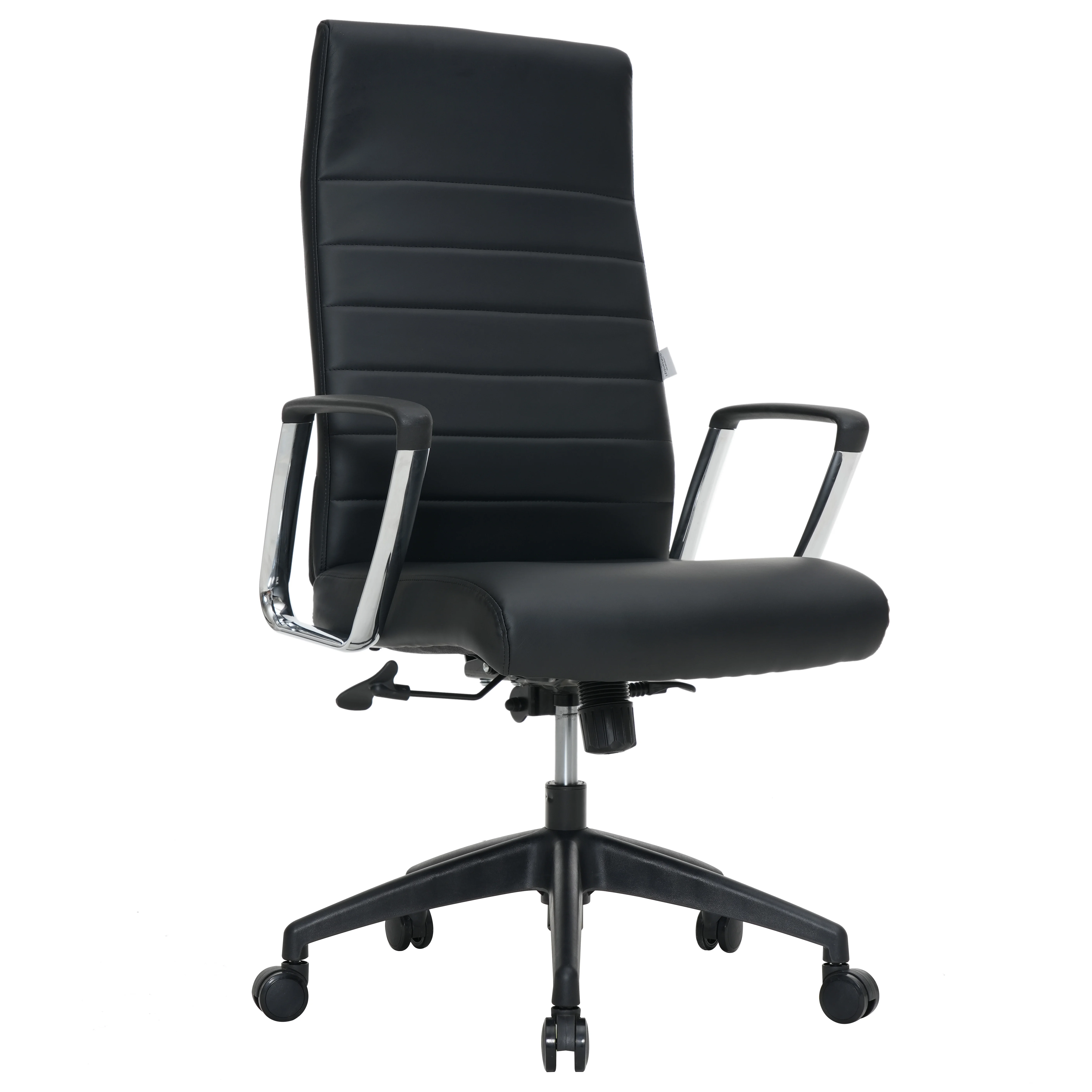 Hilton Modern High-Back Leather Office Chair