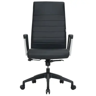 Hilton Modern High-Back Leather Office Chair