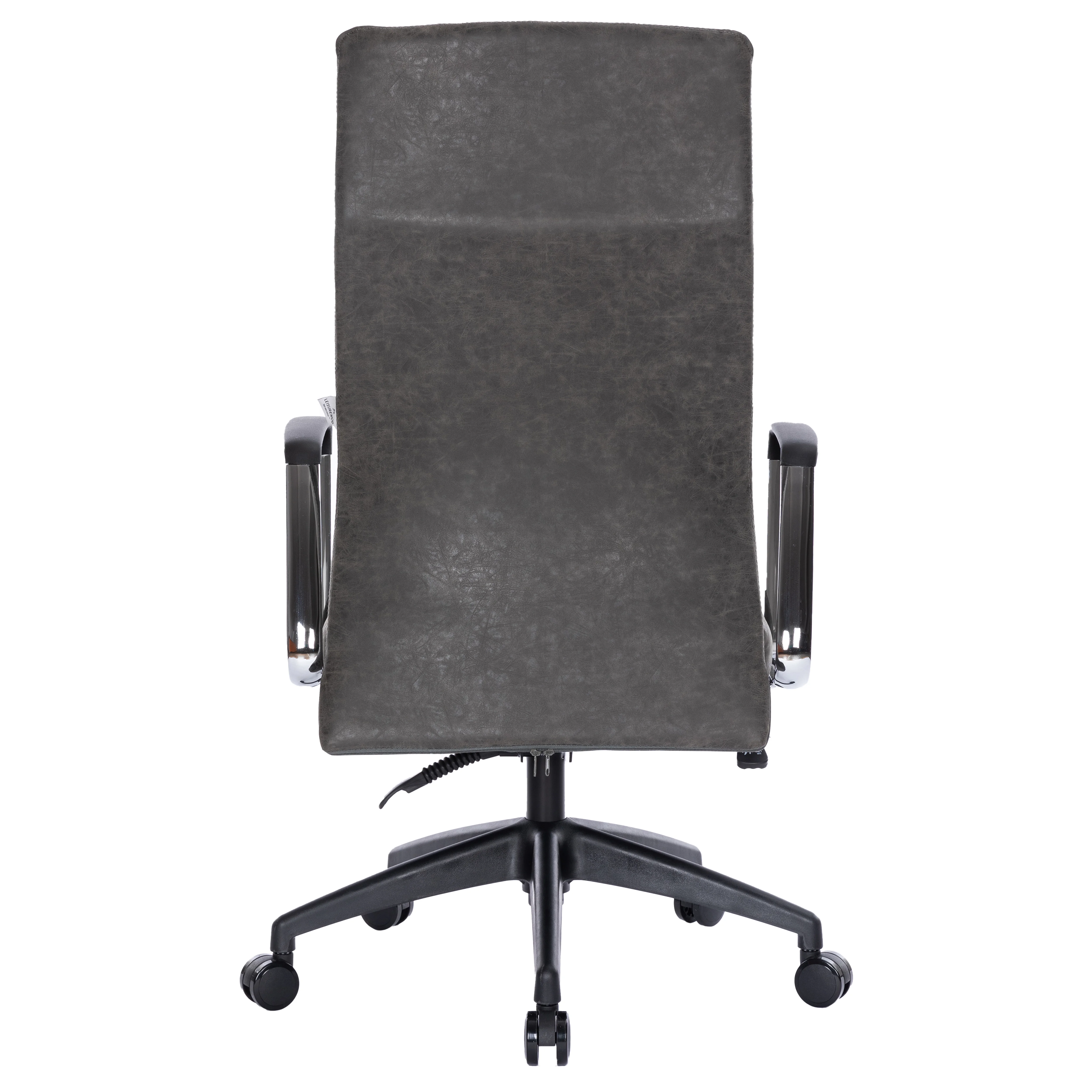 Hilton Leather Office Chair in Charcoal