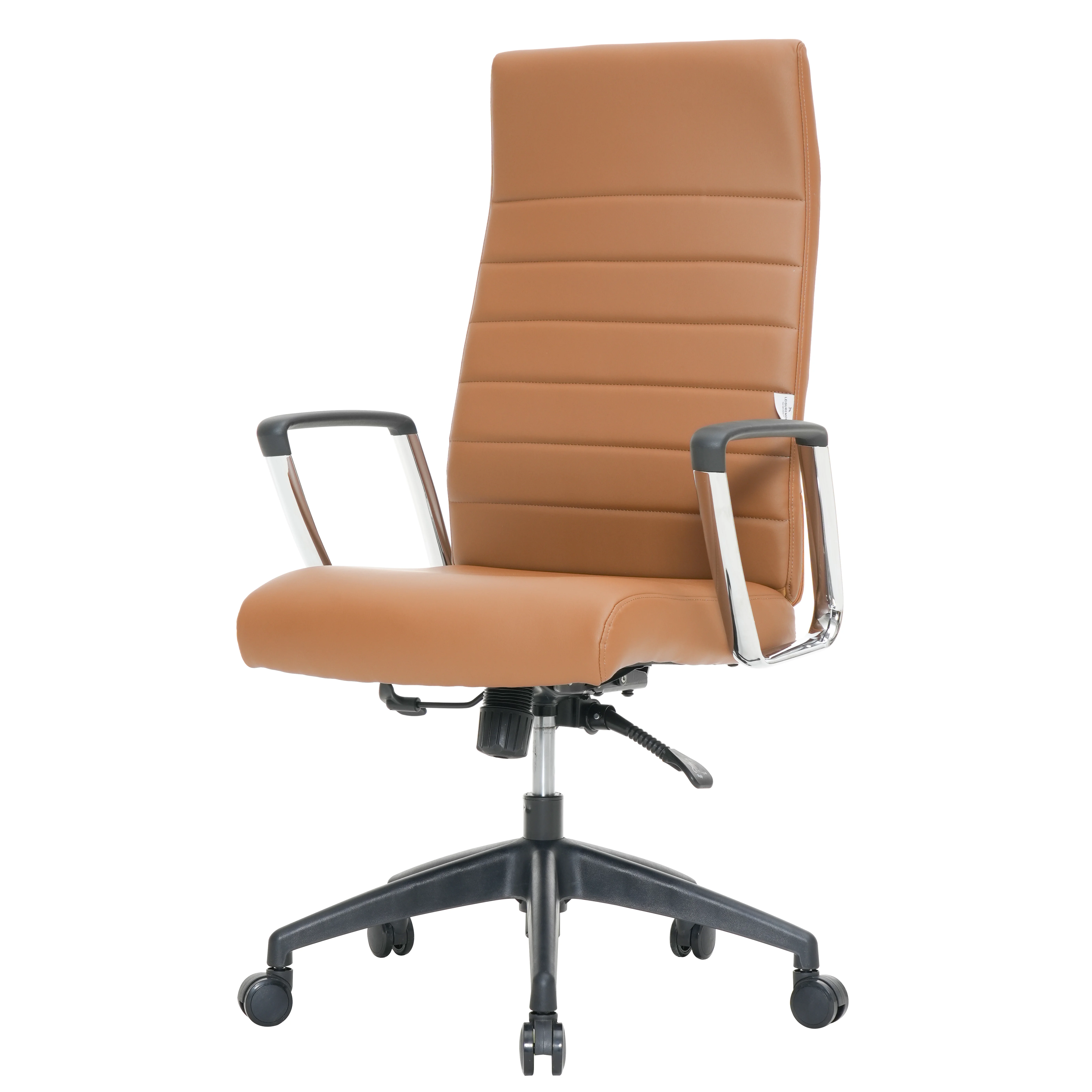 Hilton Modern High-Back Leather Office Chair
