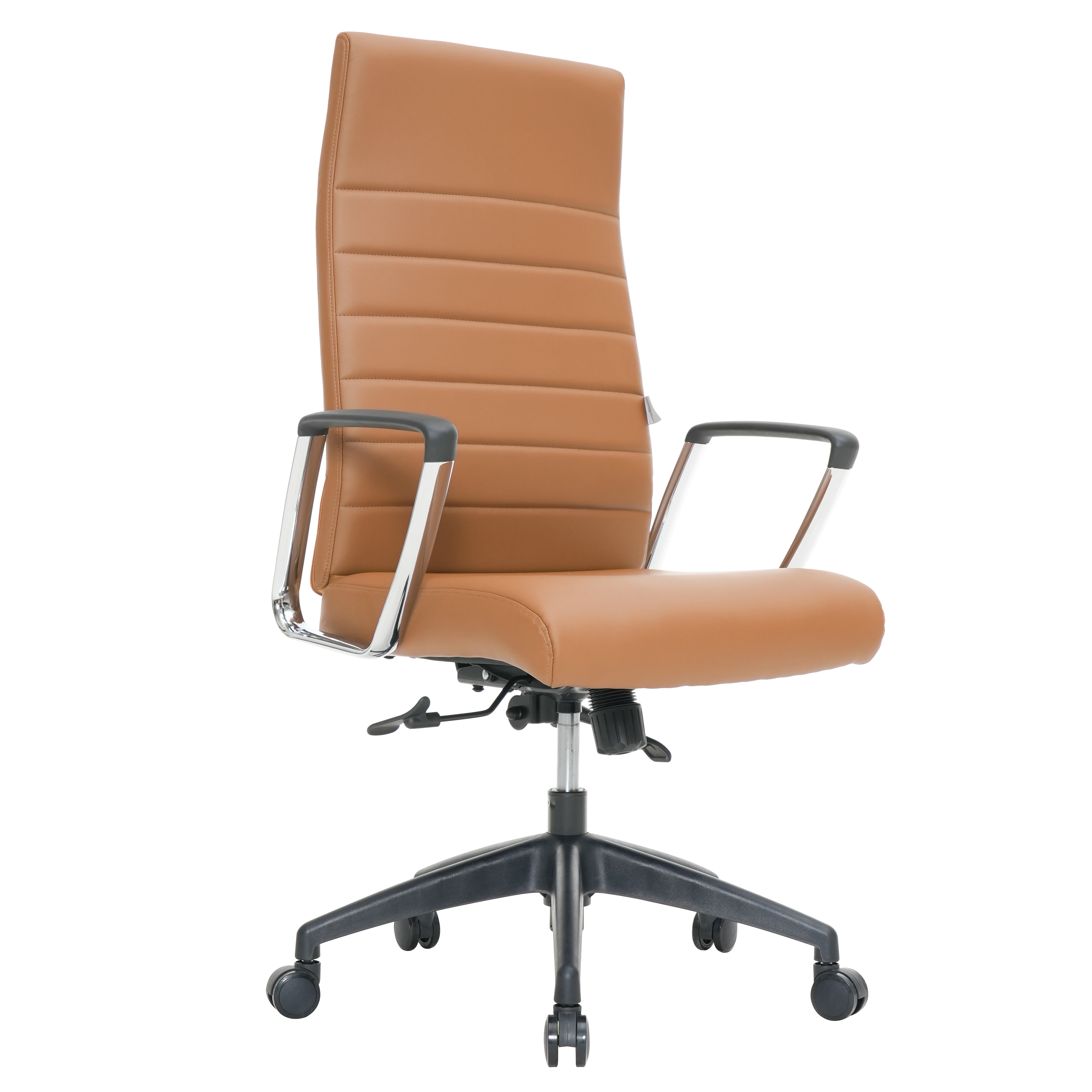 Hilton Modern High-Back Leather Office Chair