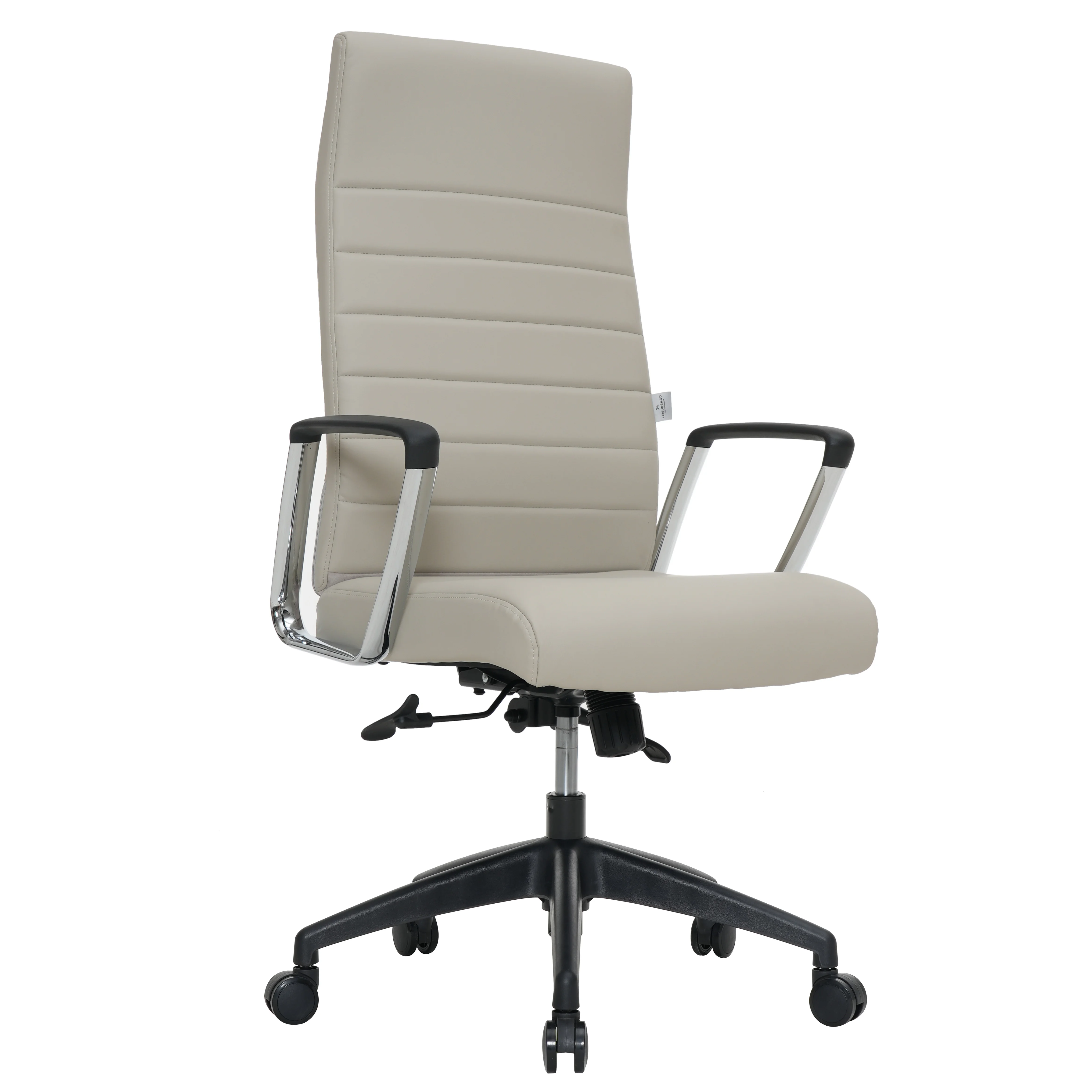 Hilton Modern High-Back Leather Office Chair