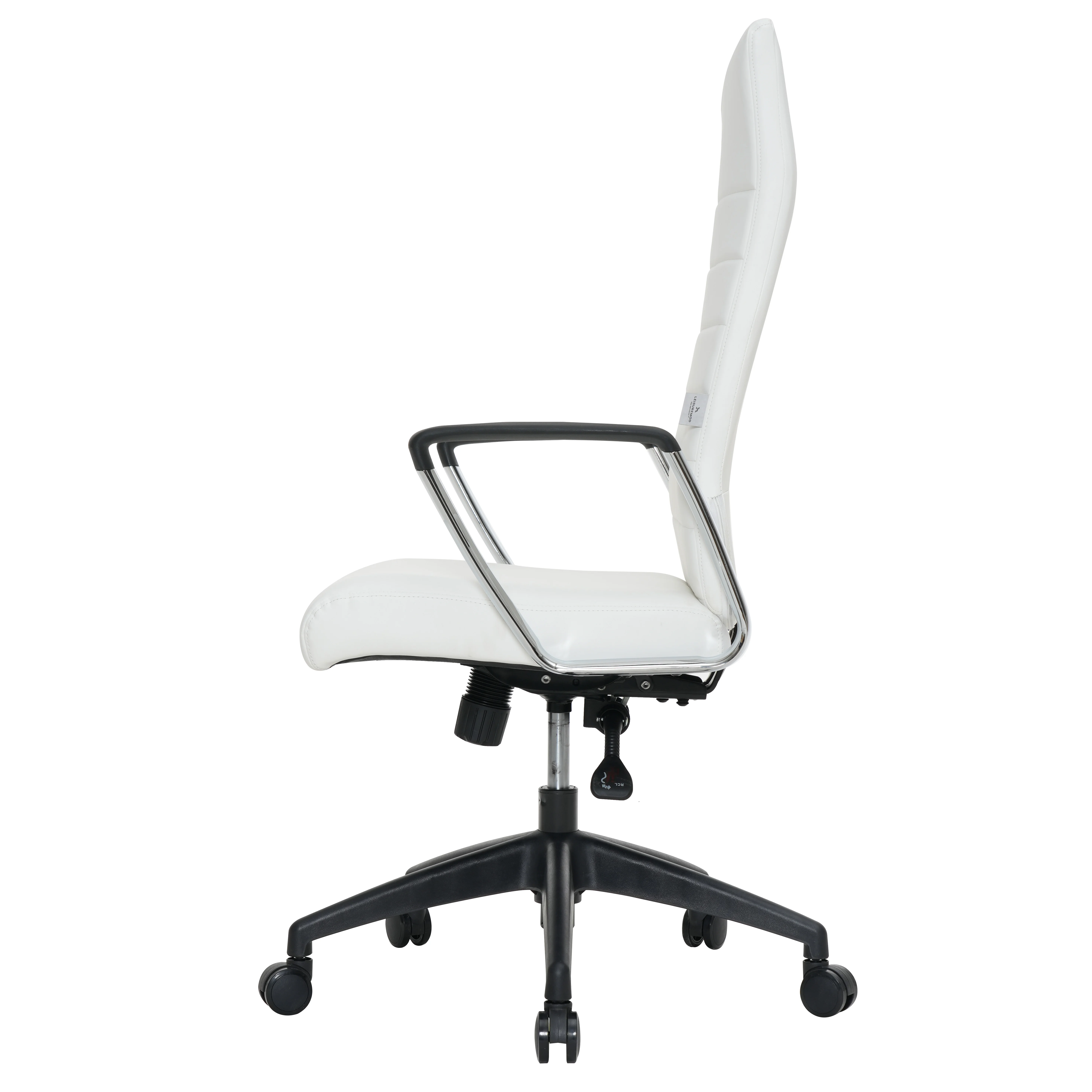 Hilton Modern High-Back Leather Office Chair