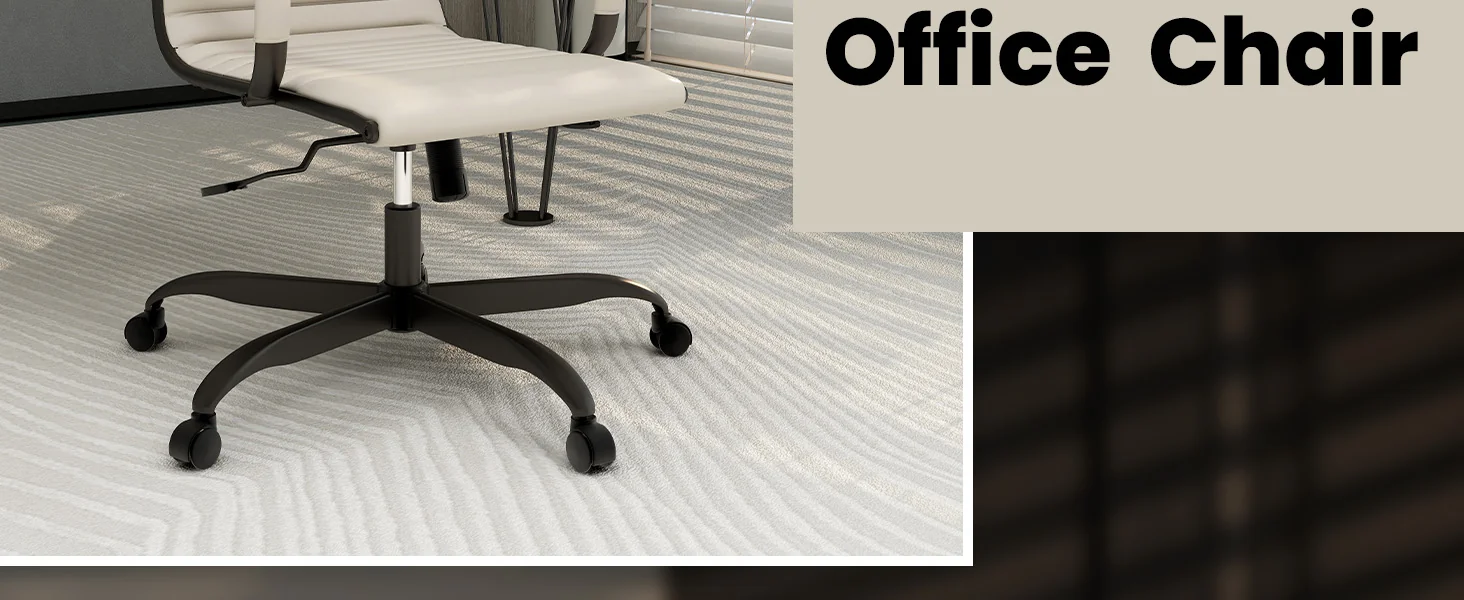 Harris Leather Home Office Chair in Tan With Black Frame