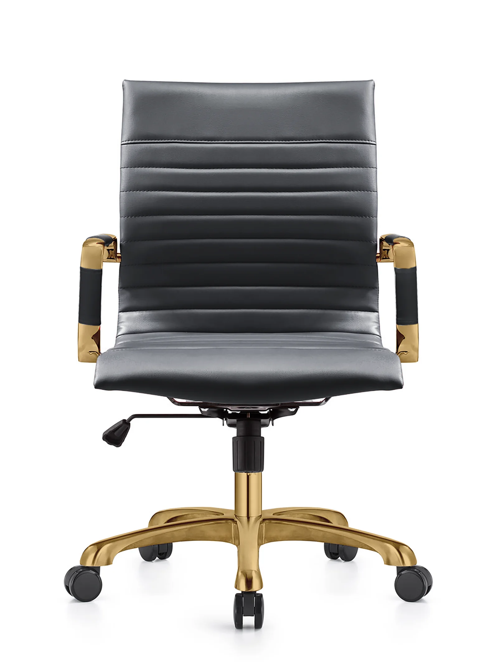 Harris Office Chair With Gold Frame