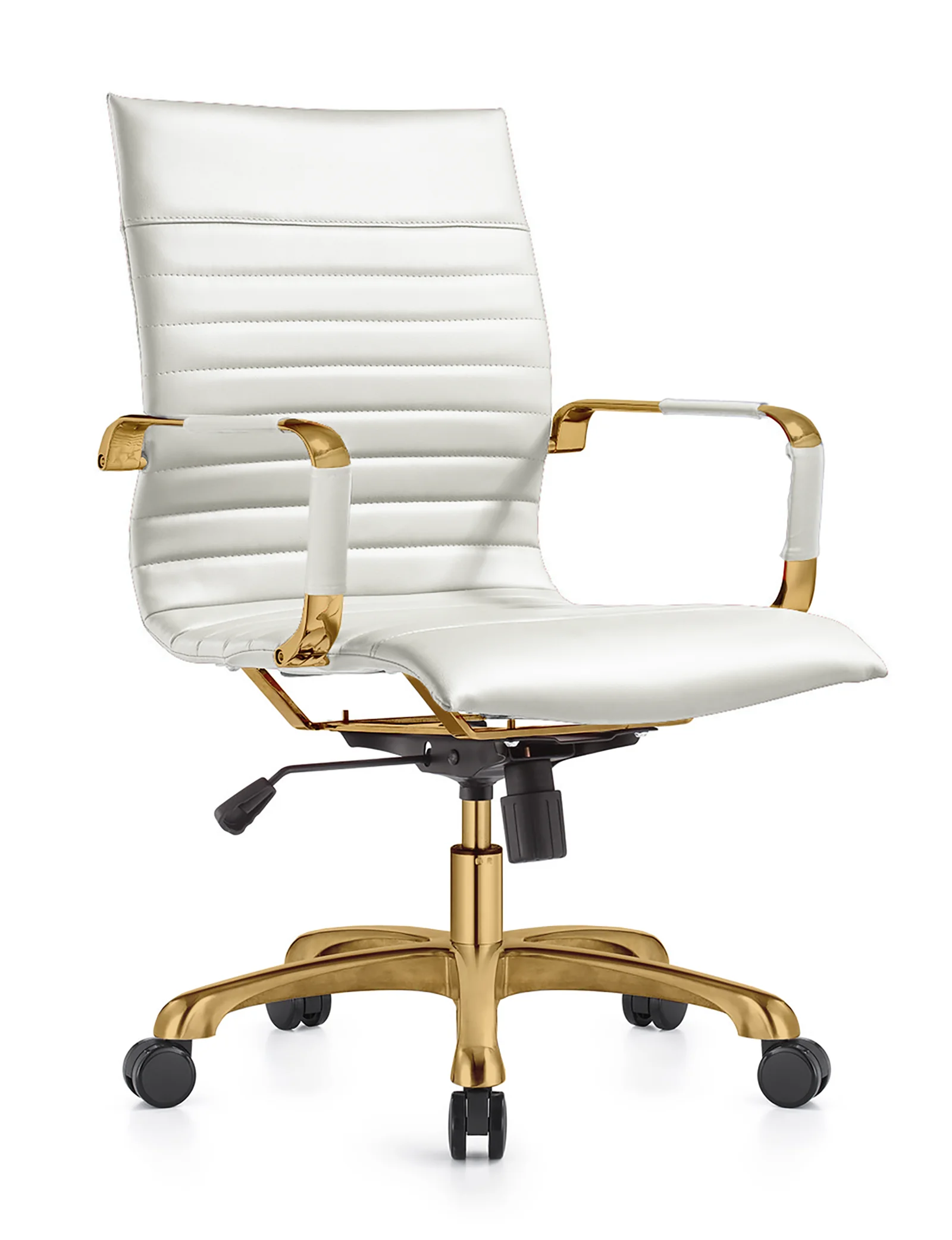 Harris Office Chair With Gold Frame