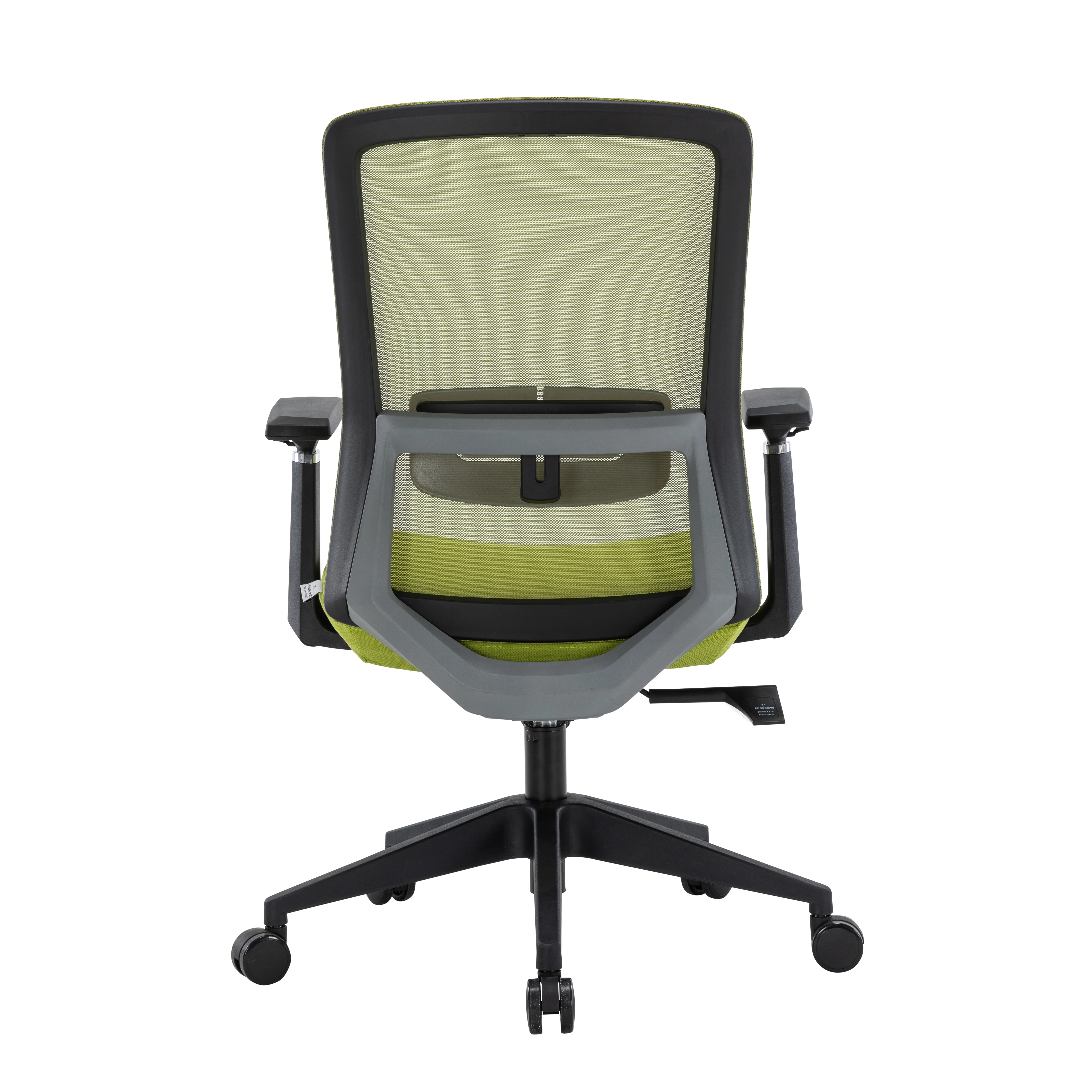 Ingram Office Chair with Seat Cover, Green/Green