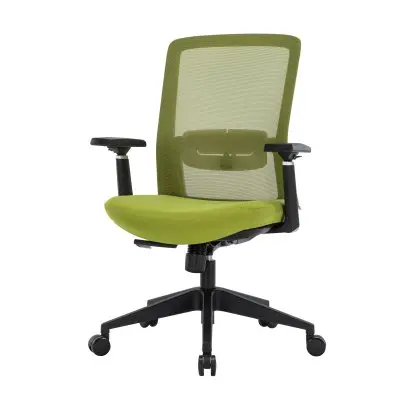 Ingram Office Chair with Seat Cover, Green/Green