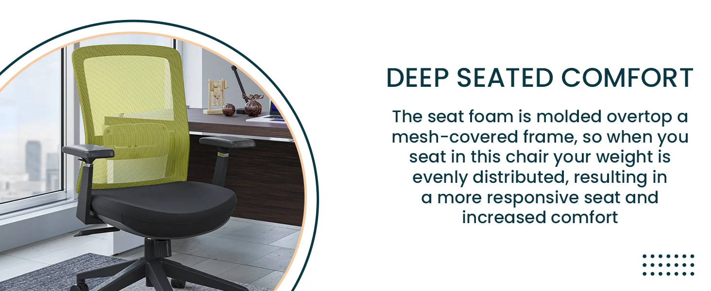 Ingram Modern  Office Task Chair with adjustable armrests