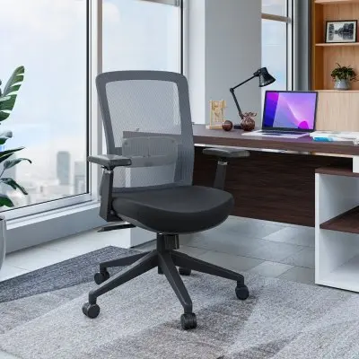 Ingram Modern  Office Task Chair with adjustable armrests