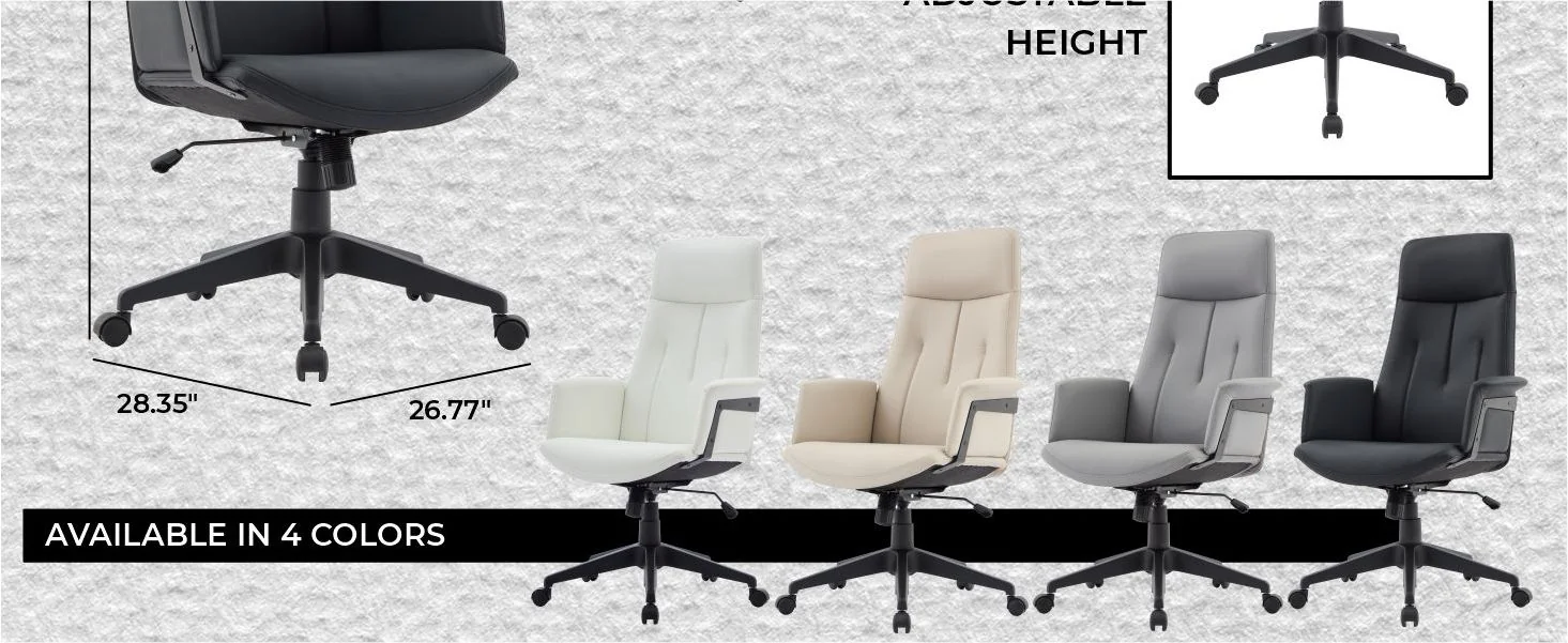 Inifini Collection Modern Office Chair In Black