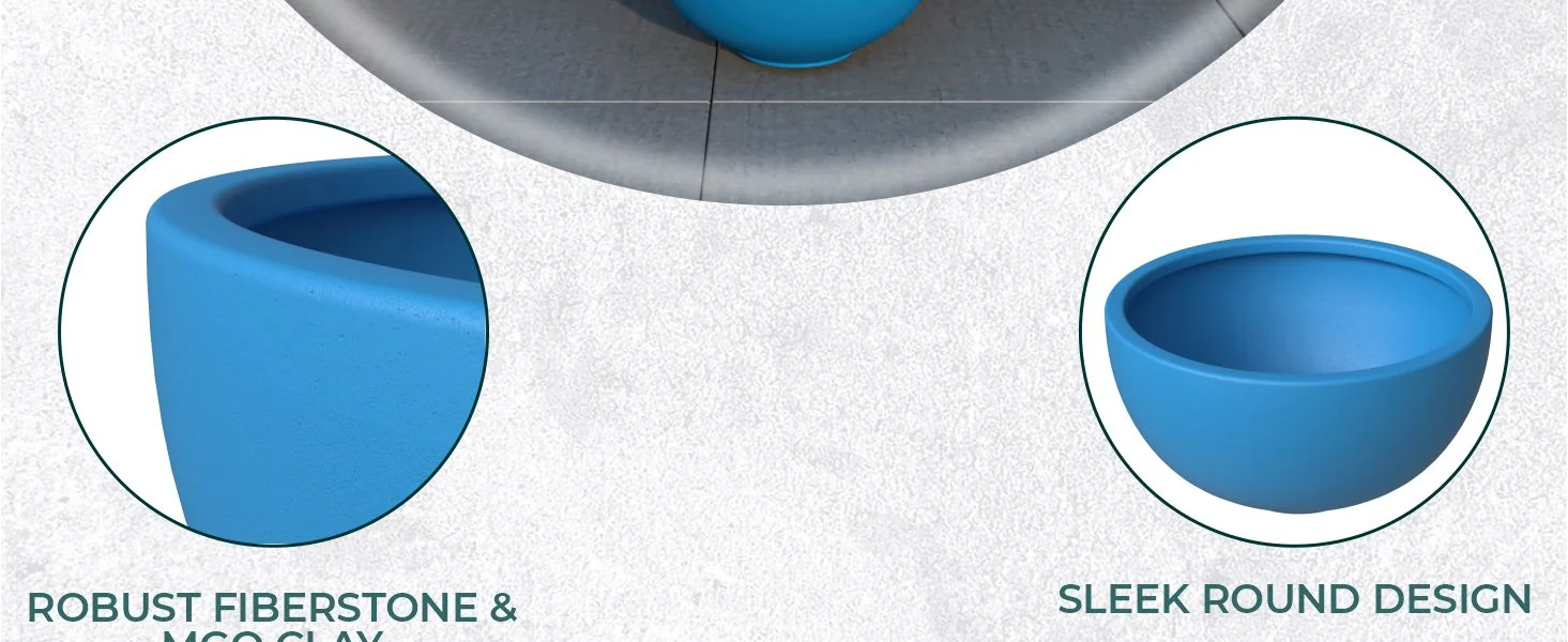 Iris Planter Set Blue